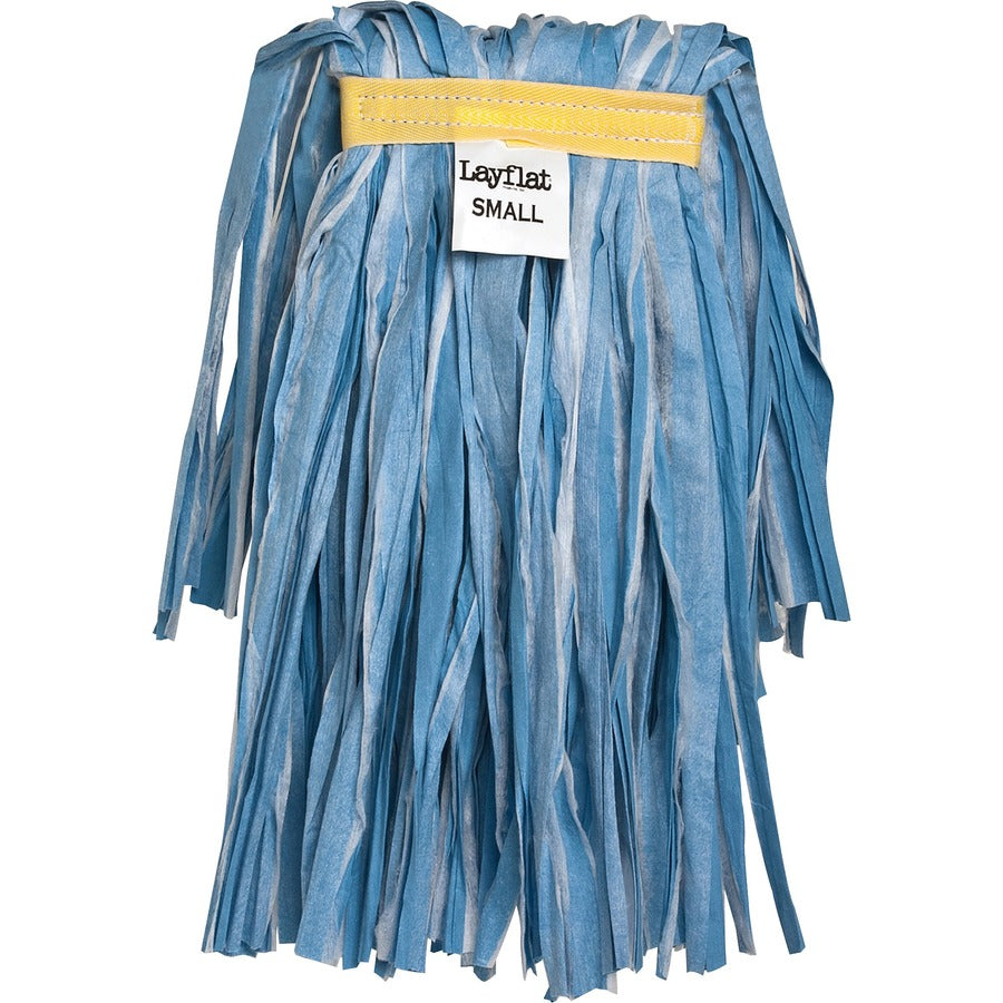Genuine Joe Hy-Sorb Disposable Mophead - Cotton, Rayon - Turquoise - 12 / Carton -