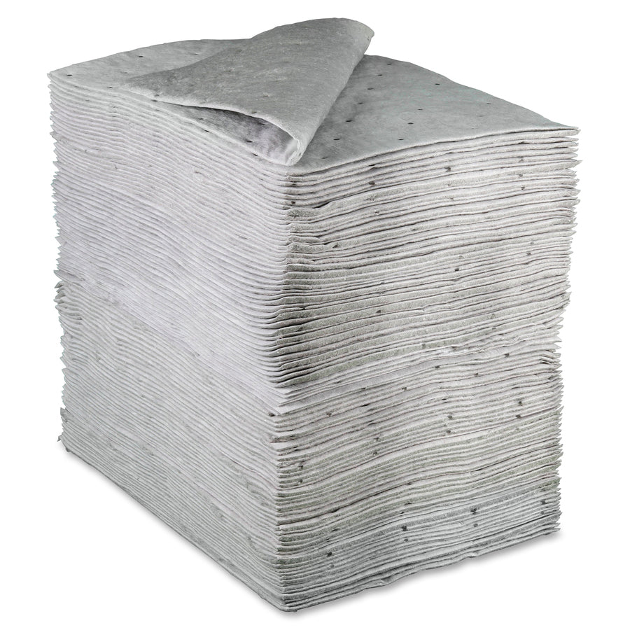 3M Maintenance Sorbent Pads - 15.5" Width x 20.5" Length - 100/Carton - Scrim - White -