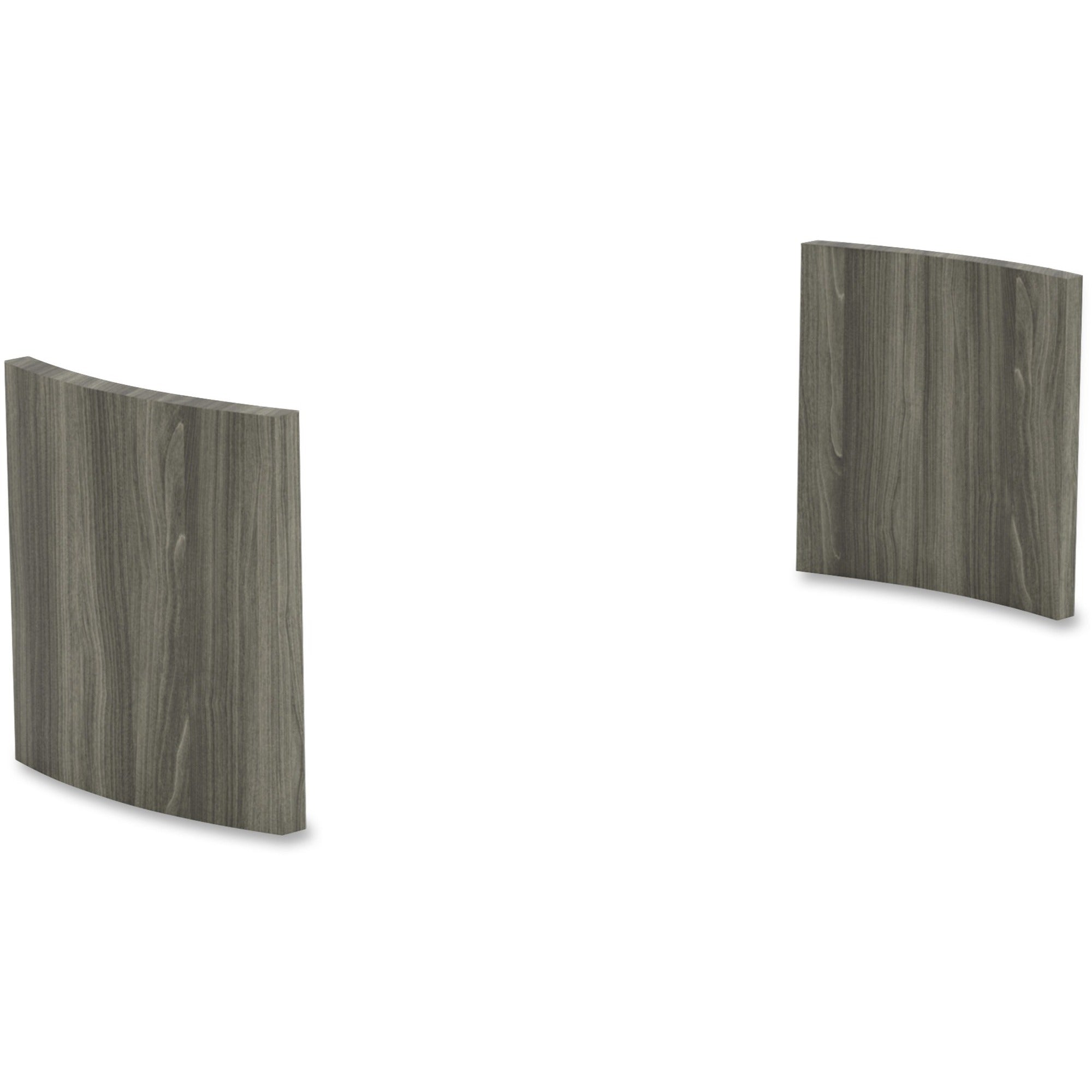 Mayline Gray Laminate Conference Table Panel Base - 2.3" x 27.6"28.5" - Finish: Gray Steel Laminate - Stain Resistant - For Conference Room -