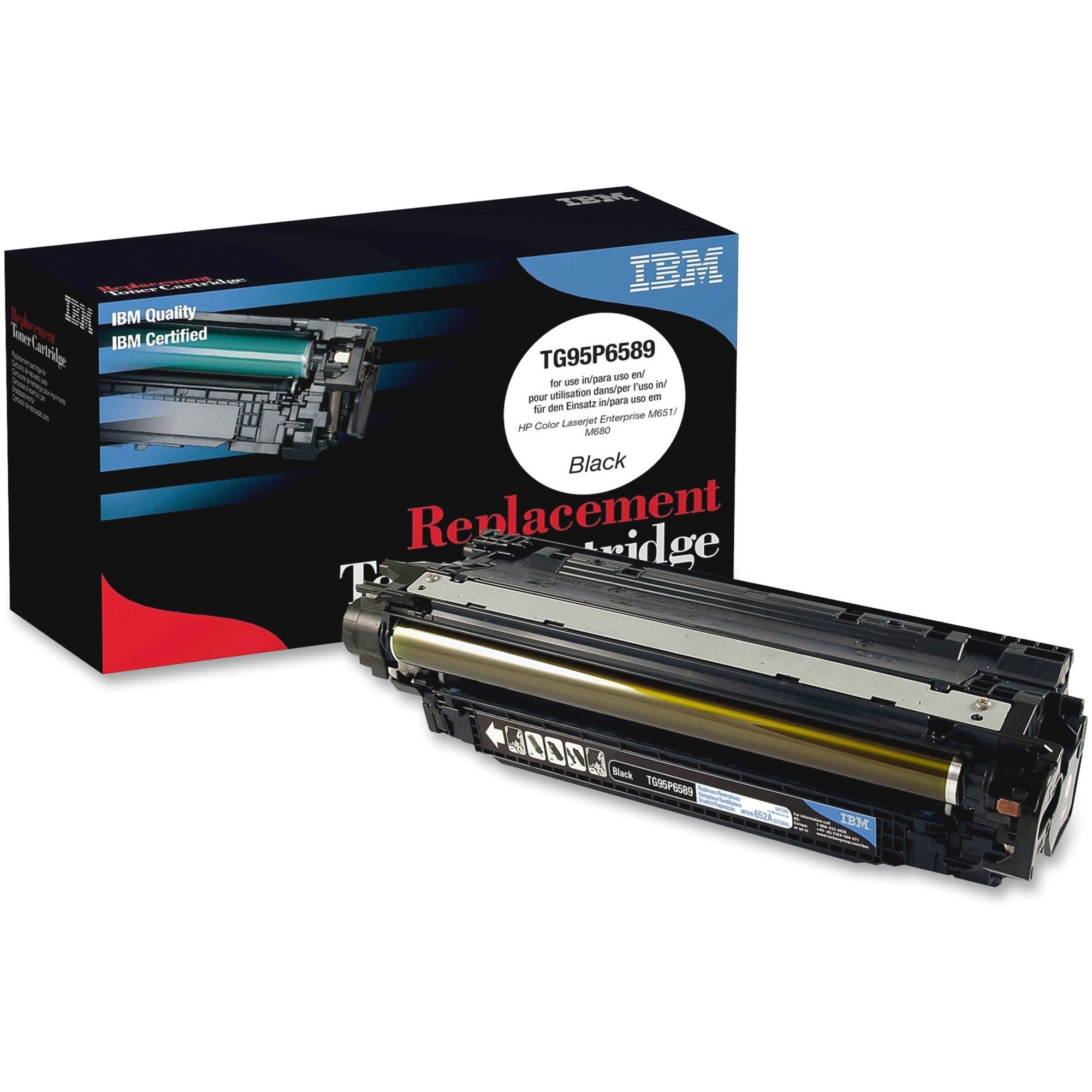 IBM Remanufactured Laser Toner Cartridge - Alternative for HP 652A (CF320A) - Black - 1 Each - 11500 Pages -