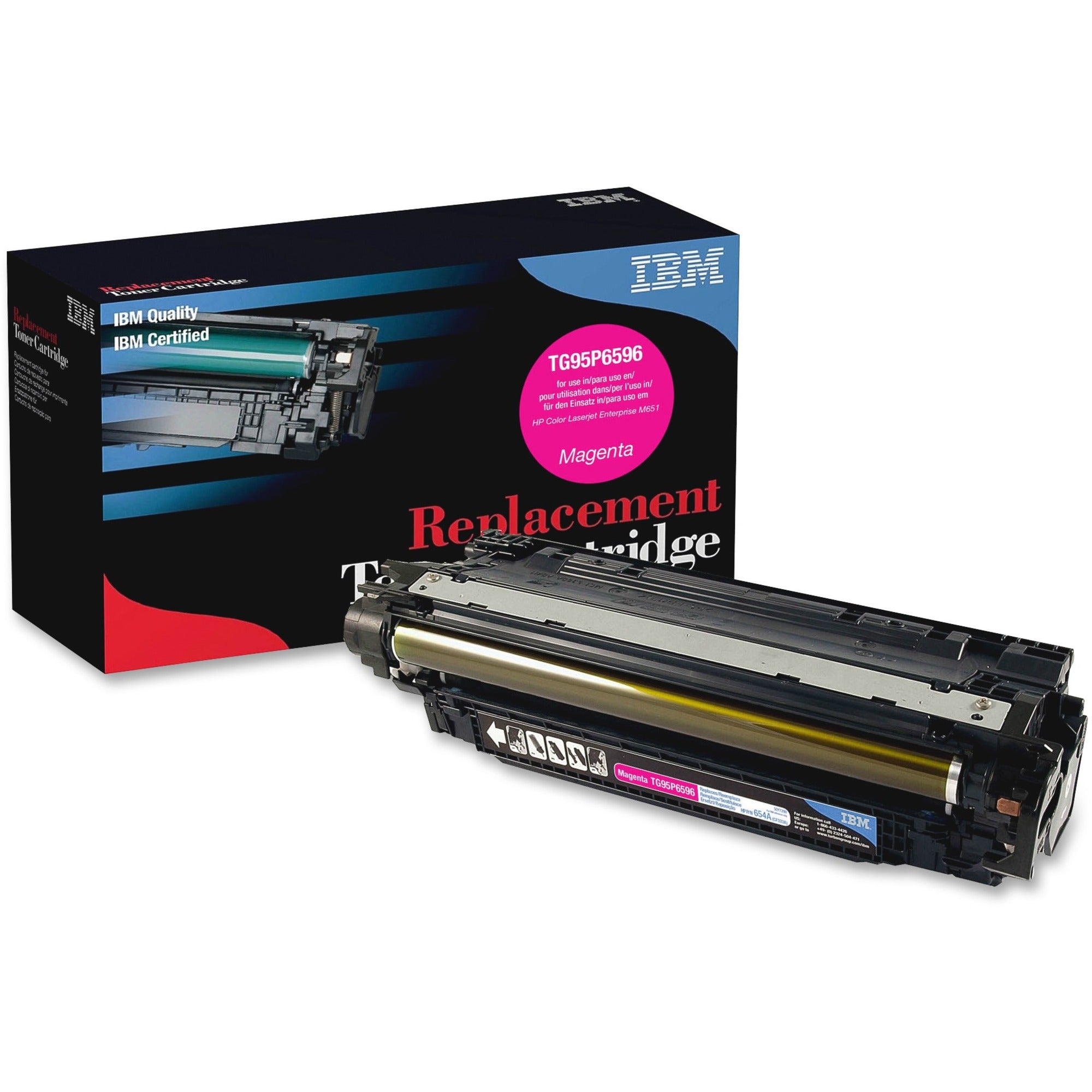 IBM Remanufactured Laser Toner Cartridge - Alternative for HP 654A (CF333A) - Magenta - 1 Each - 15000 Pages -