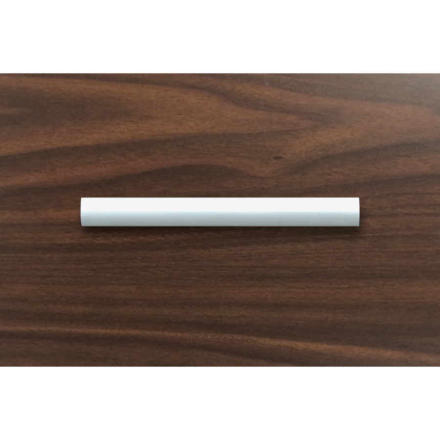 Lorell Chateau Series Laminate Drawer Modern Pulls - Modern - 5.9" Width x 0.6" Depth x 1.1" Height - Aluminum Alloy - Silver -