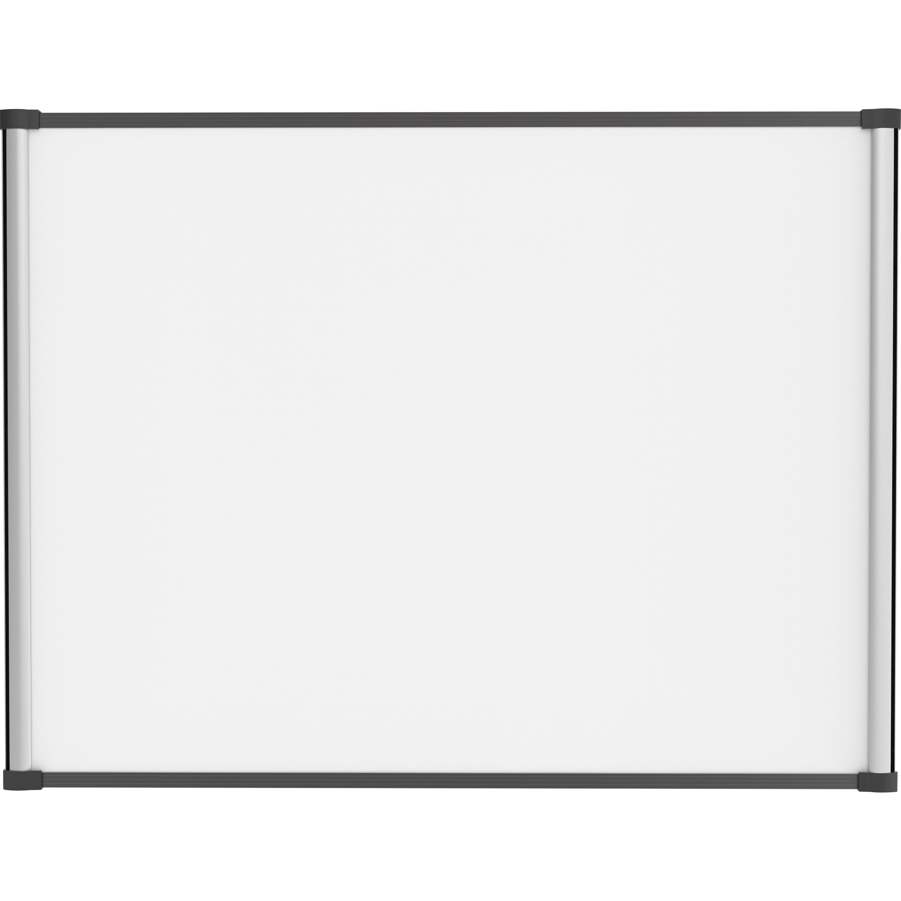 Lorell Magnetic Dry-erase Board - 48" (4 ft) Width x 36" (3 ft) Height - Aluminum Steel Frame - Rectangle - Magnetic - Marker Tray - 1 Each -