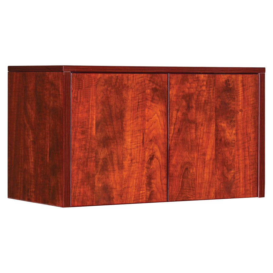 Lorell Essentials Series Wall-Mount Hutch Door Kit - 16.6" x 16" x 0.7" x 0.8" - Finish: Cherry -
