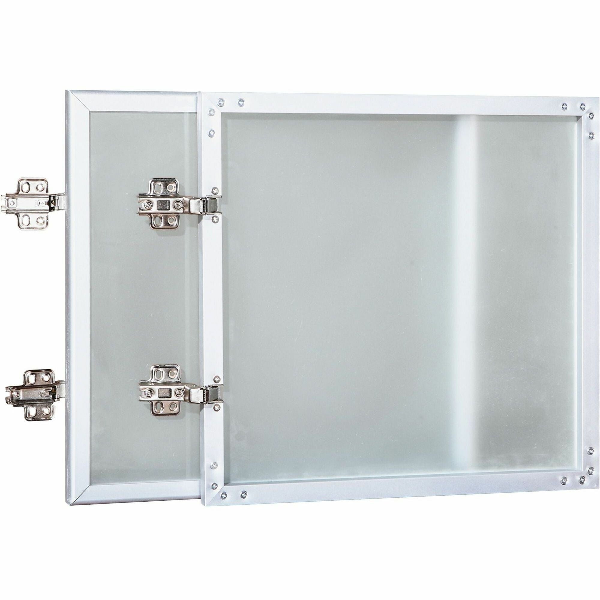 Lorell Essentials/Revelance Series Wall-Mount Hutch Glass Door - 0.2" , 36" Door, 16.6" x 16"0.9" - Finish: Frost -