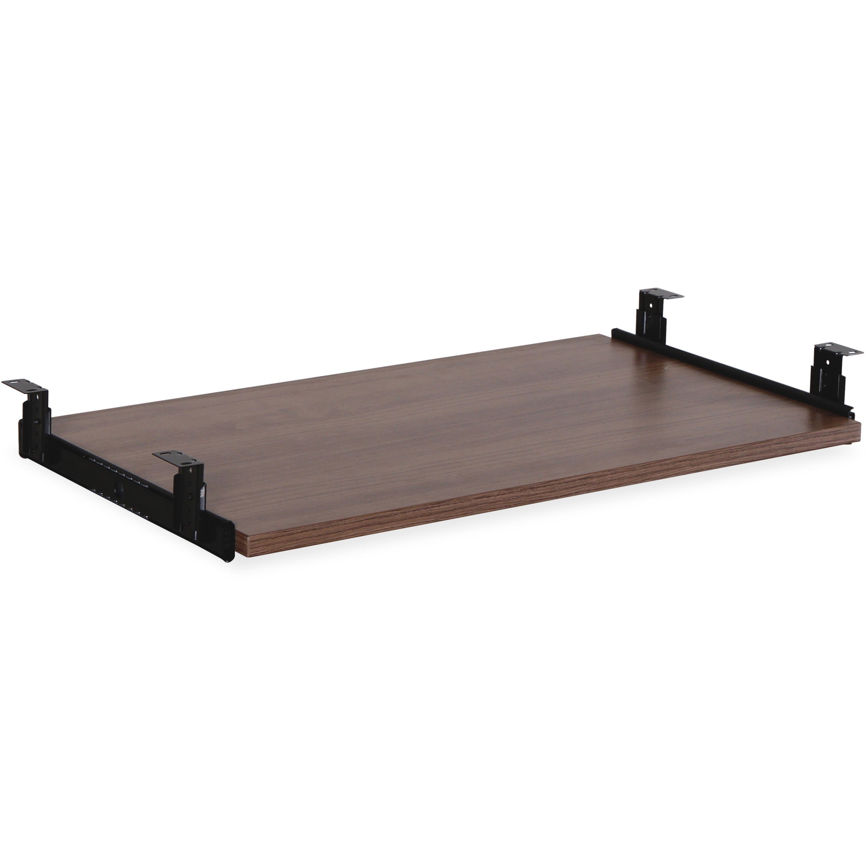 Lorell Universal Keyboard Tray - Walnut - 1 -
