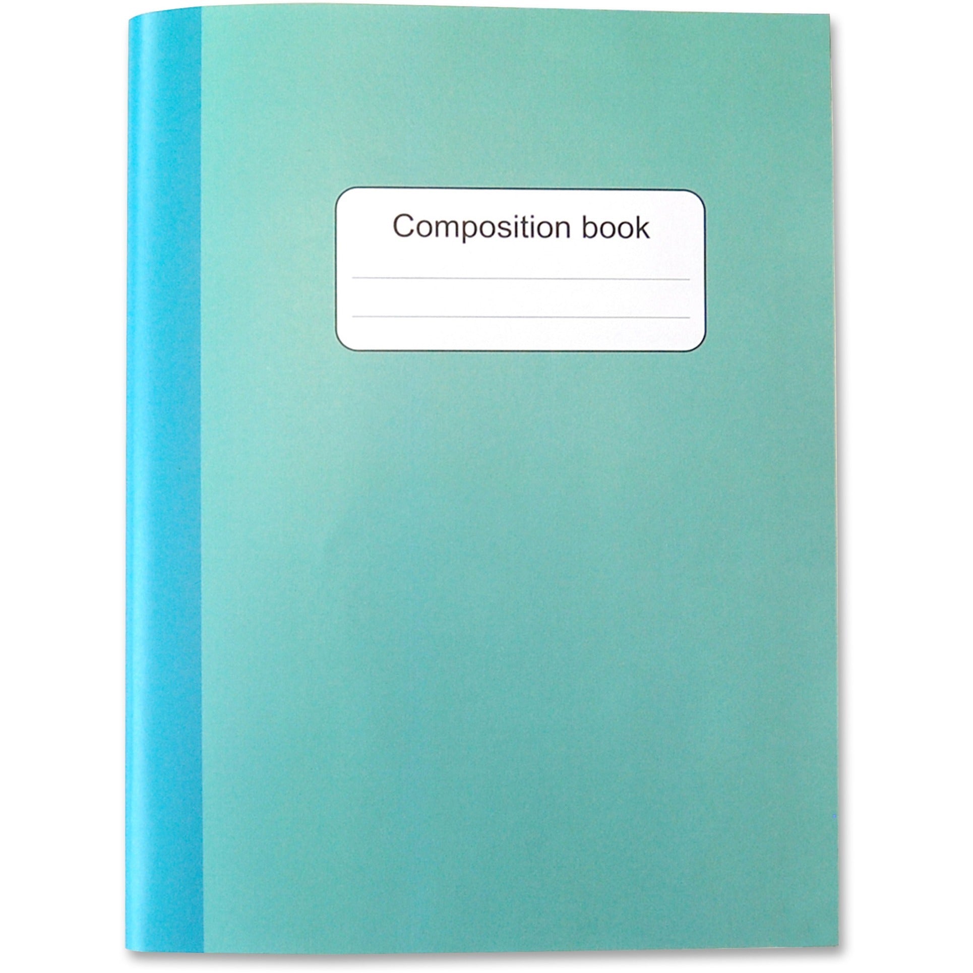 Sparco Composition Books - 80 Sheets - College Ruled - 9.75" x 7.5" - Multi-colored Cover - Sturdy Cover, Durable - 4 / Pack -