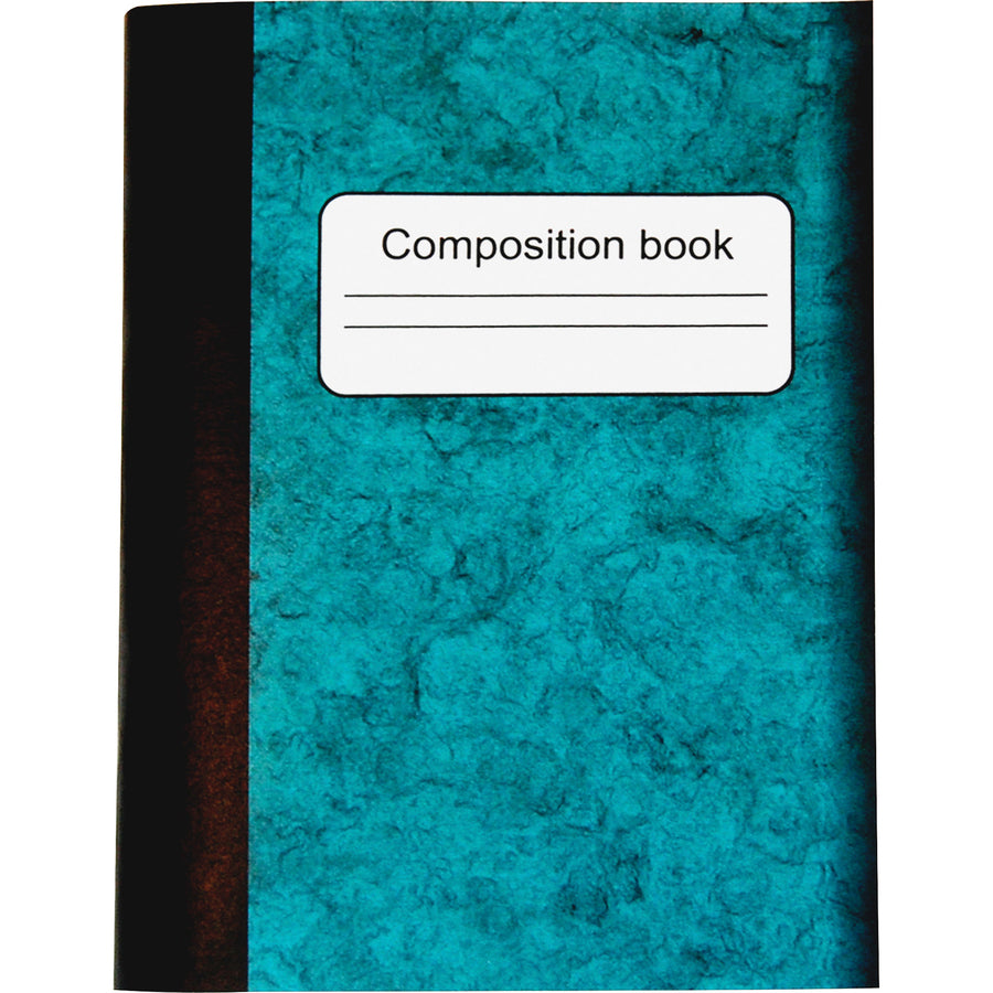 Sparco Composition Books - 80 Sheets - 4.25" x 3.3" - Multi-colored Cover - Sturdy Cover, Durable - 4 / Pack -