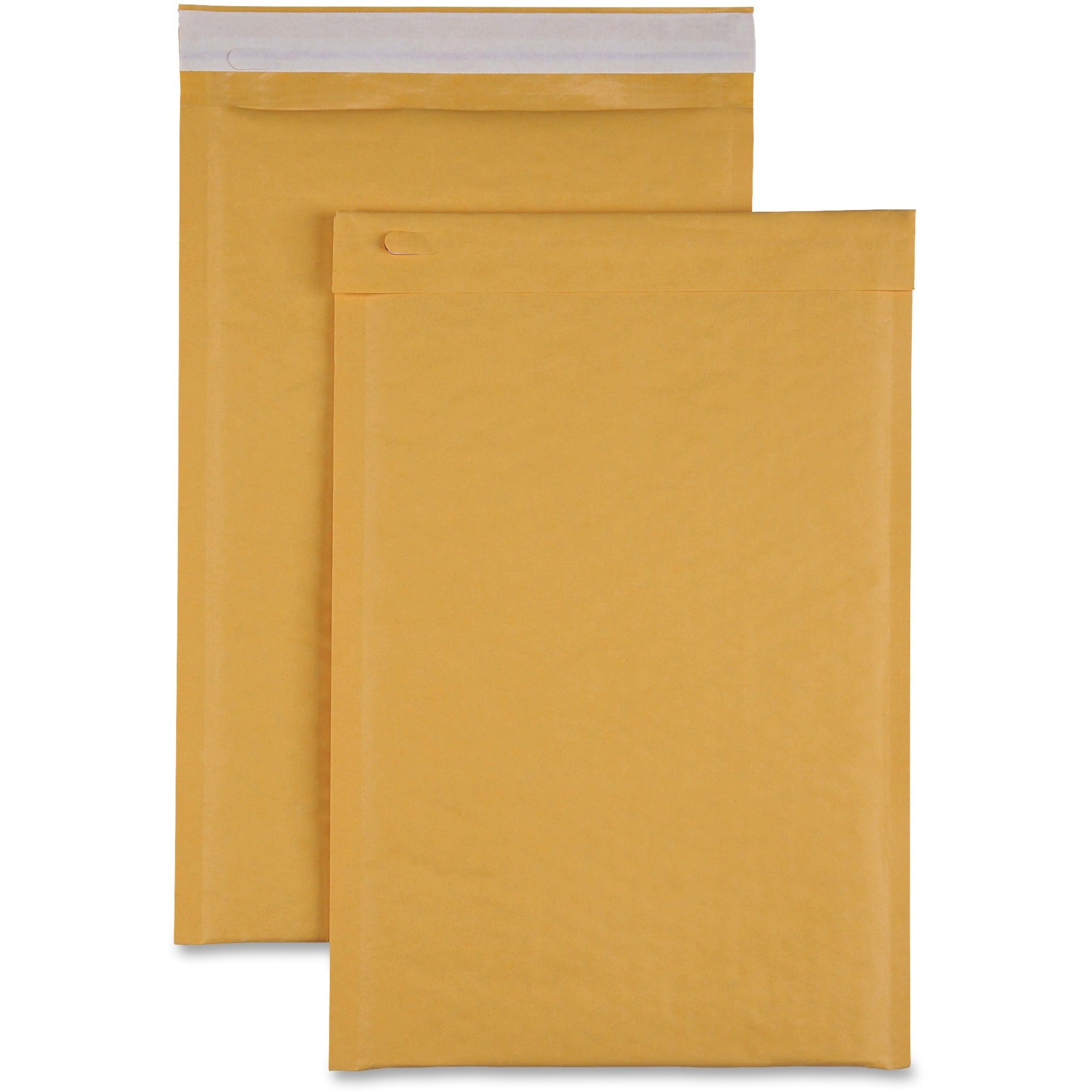Sparco Size 3 Bubble Cushioned Mailers - Bubble - #3 - 8 1/2" Width x 14 1/2" Length - Self-sealing - Kraft - 100 / Carton - Kraft -