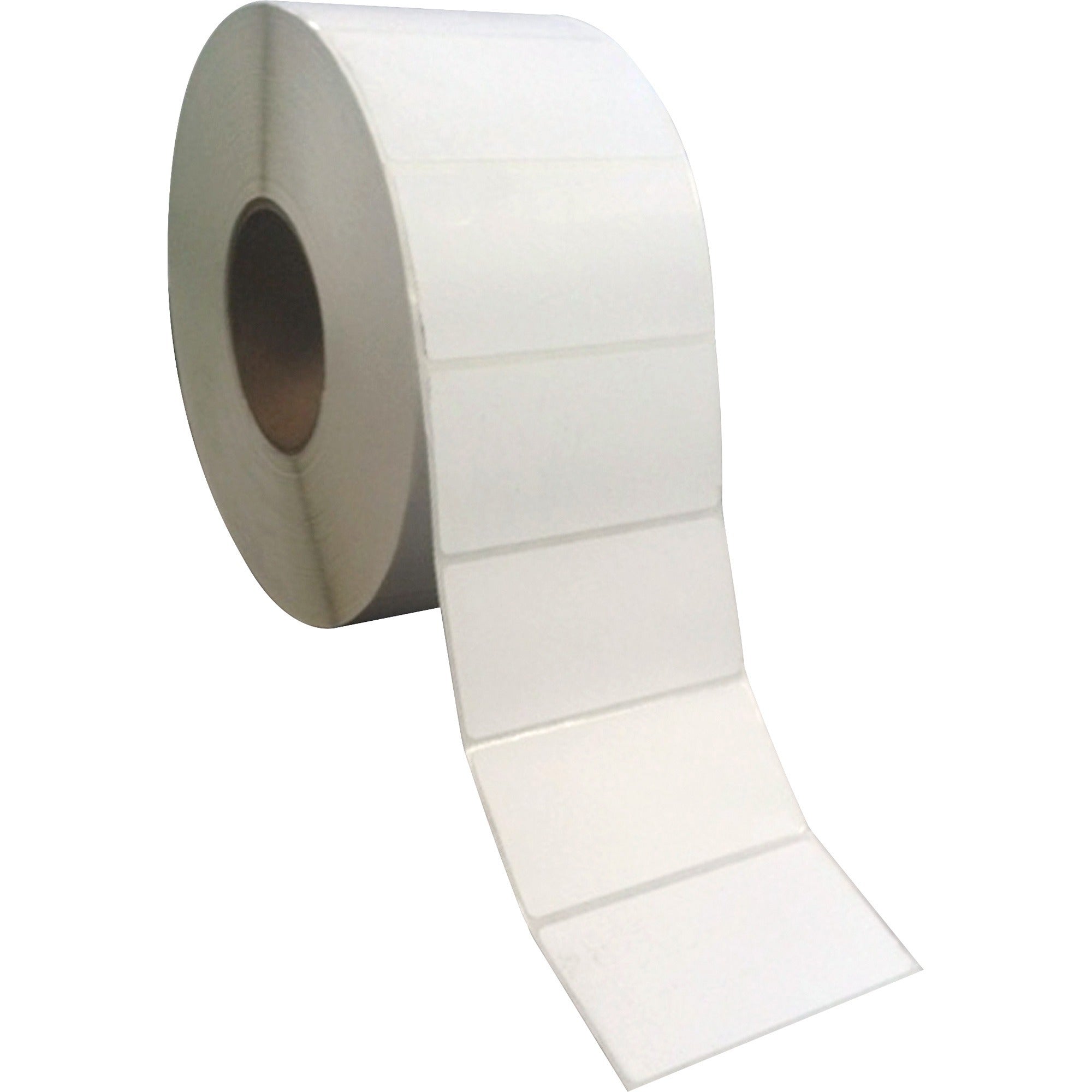 Sparco Direct Thermal Labels - 4" Width x 2" Length - Rectangle - Direct Thermal - White - 12000 Total Label(s) - 12000 / Carton - Perforated, Self-adhesive -