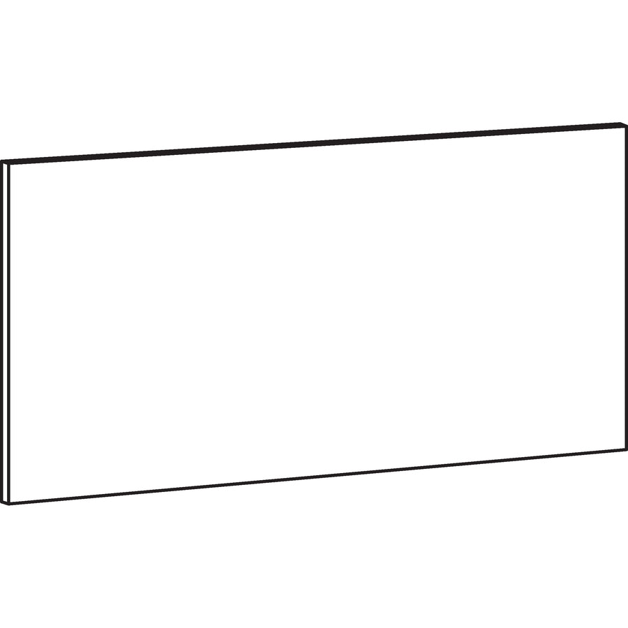 Lorell Fortress Modular Series Stack-On Hutch Door Kit - 48" Width - Lockable, Reinforced - Steel - Charcoal -