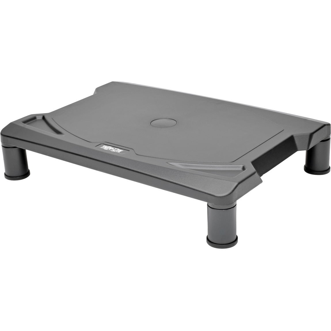 Tripp Lite by Eaton Universal Monitor Riser Height-Adjustable Black - 40 lb Load Capacity - 5.5" Height x 15.6" Width x 11.3" Depth - Desktop, Tabletop - Black - TAA Compliant - 2