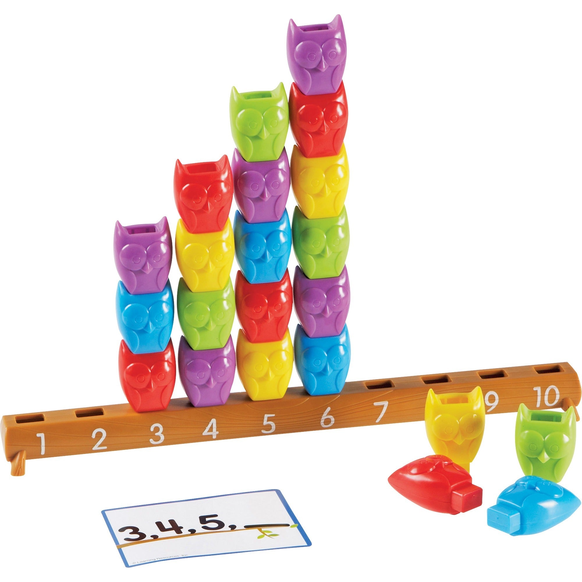 Learning Resources 1-10 Counting Owl Activity Set - Theme/Subject: Learning - Skill Learning: Counting, Addition, Subtraction, Patterning, Number, Sorting, Color Identification - 3+ - 1 / Set -