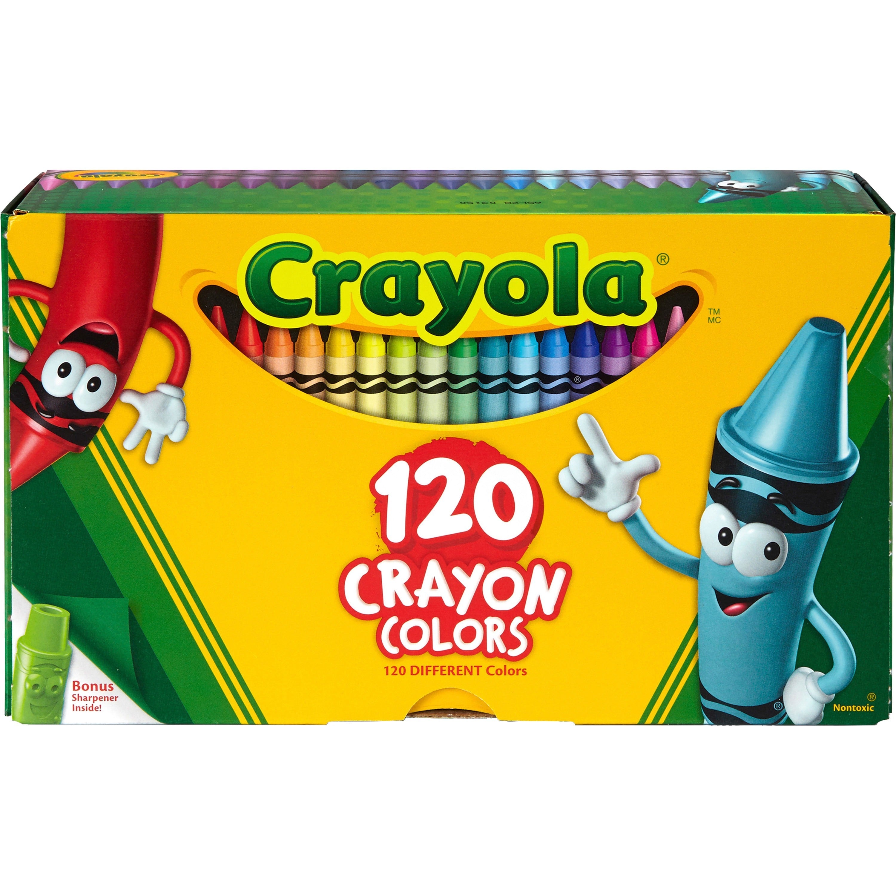 Crayola 120 Crayons - Assorted - 120 / Box -