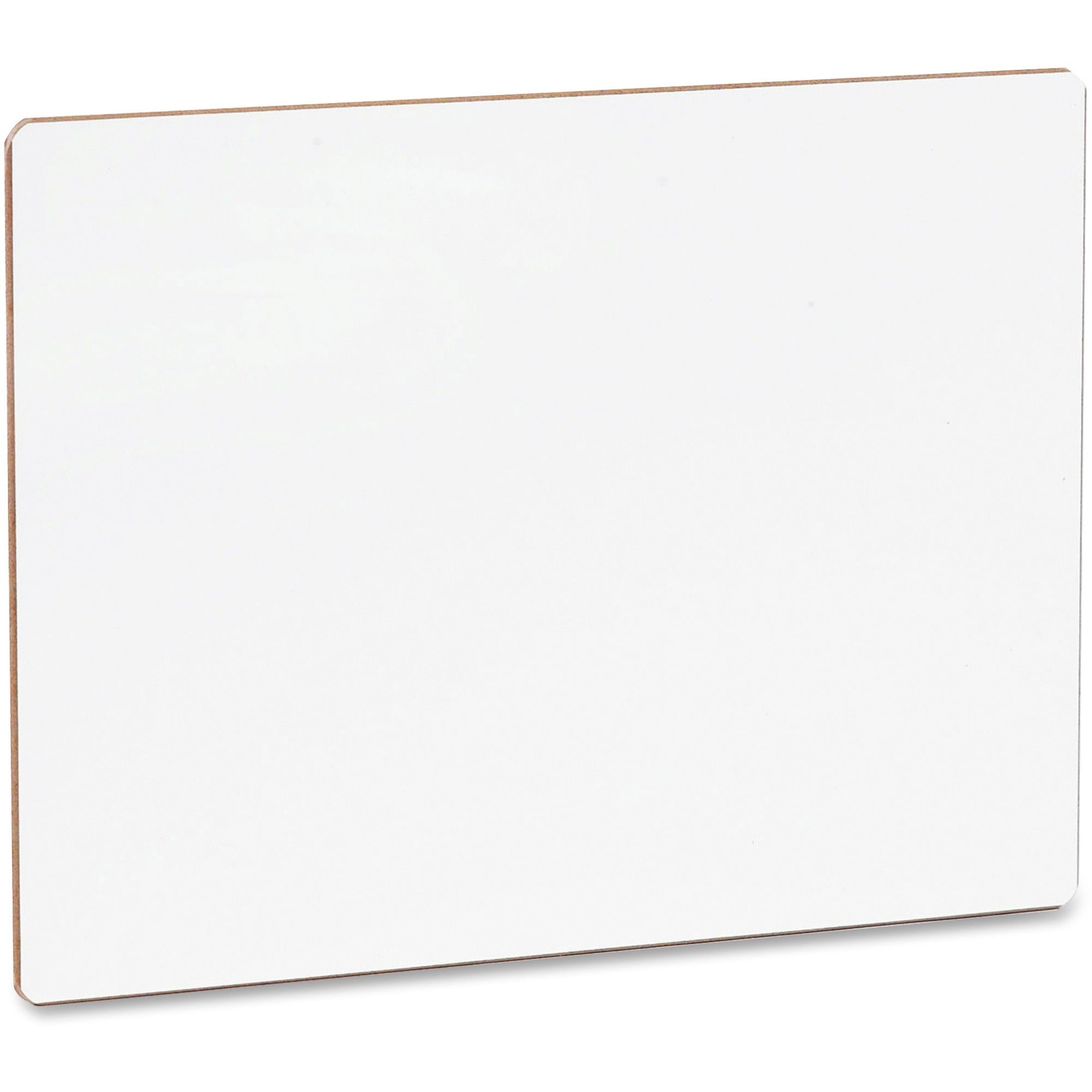 Flipside Unframed Dry Erase Lap Board - 9" (0.8 ft) Width x 12" (1 ft) Height - White Surface - Rectangle - 1 Each -