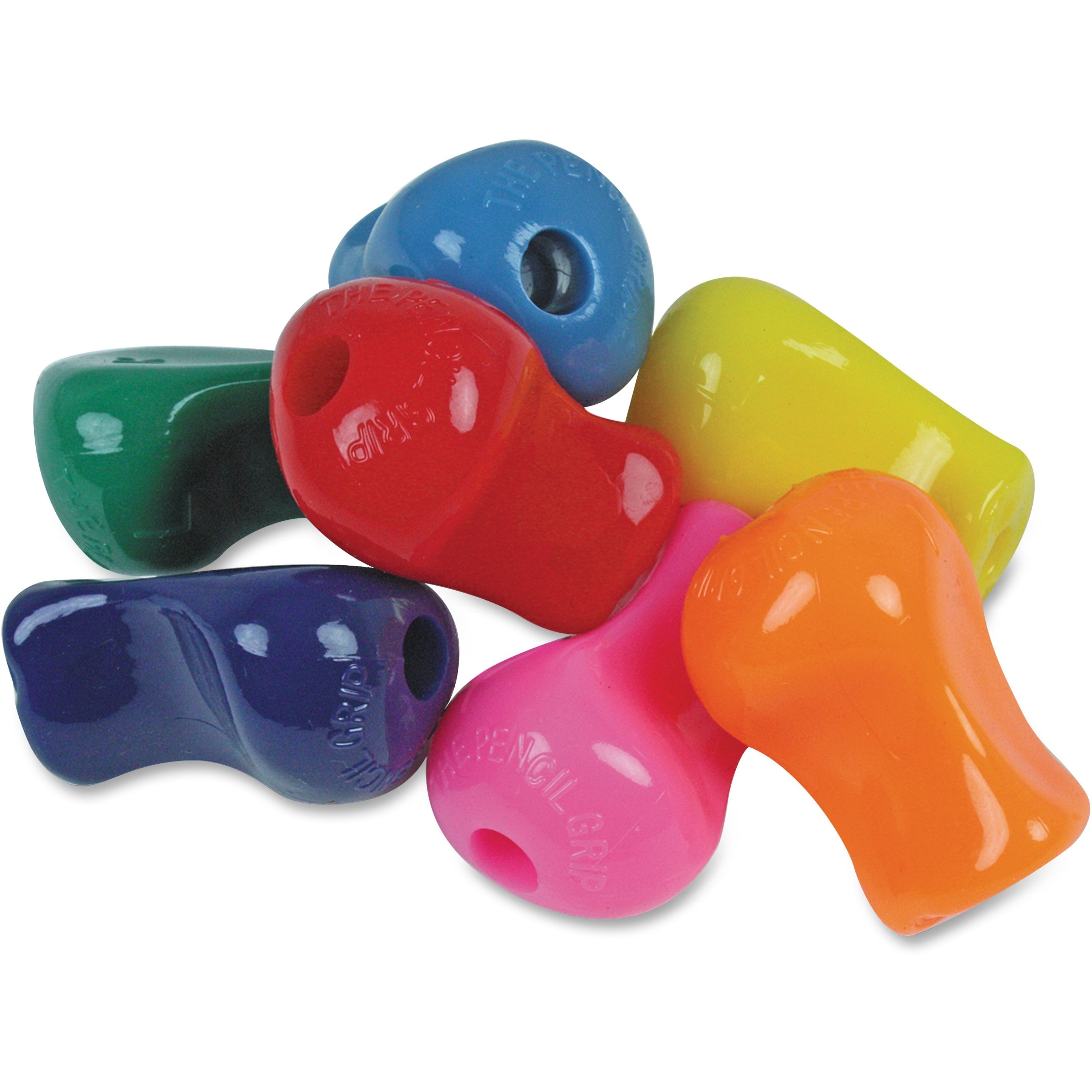 The Pencil Grip Tripod Shape Pencil Grip - 1" Long - Assorted - 12 / Pack -