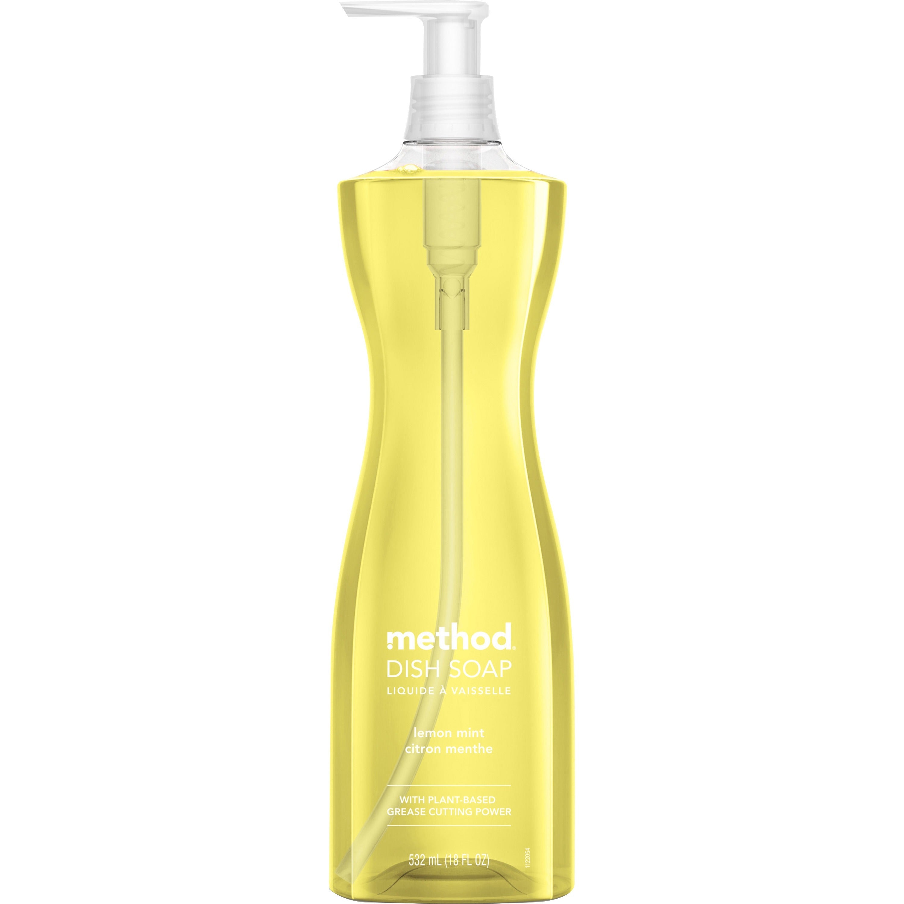 Method Dish Soap - For Dish, Sink - 18 fl oz (0.6 quart) - Lemon Scent - 1 Each - Non-toxic - Light Yellow -