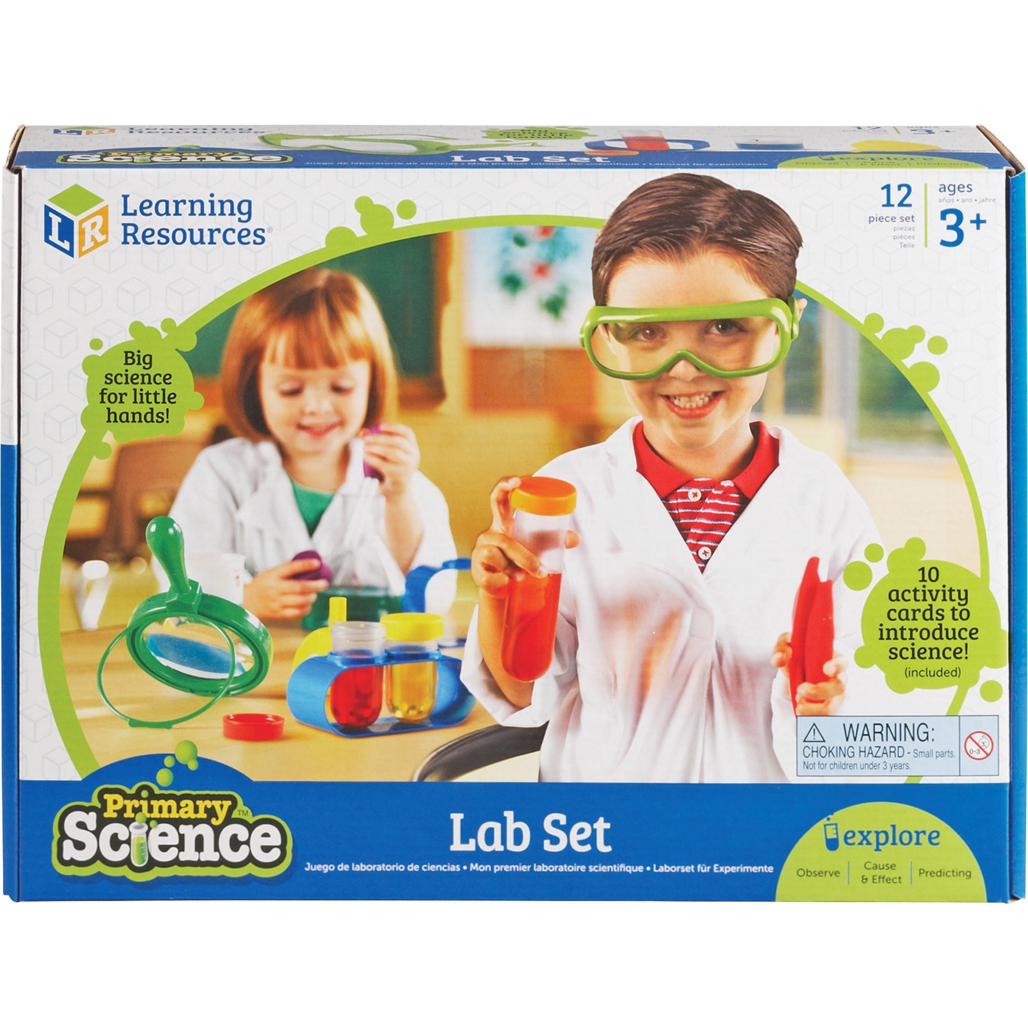 Learning Resources - Primary Science Lab Set - 1 / Set - 3 Year - Assorted - Plastic, Glass -
