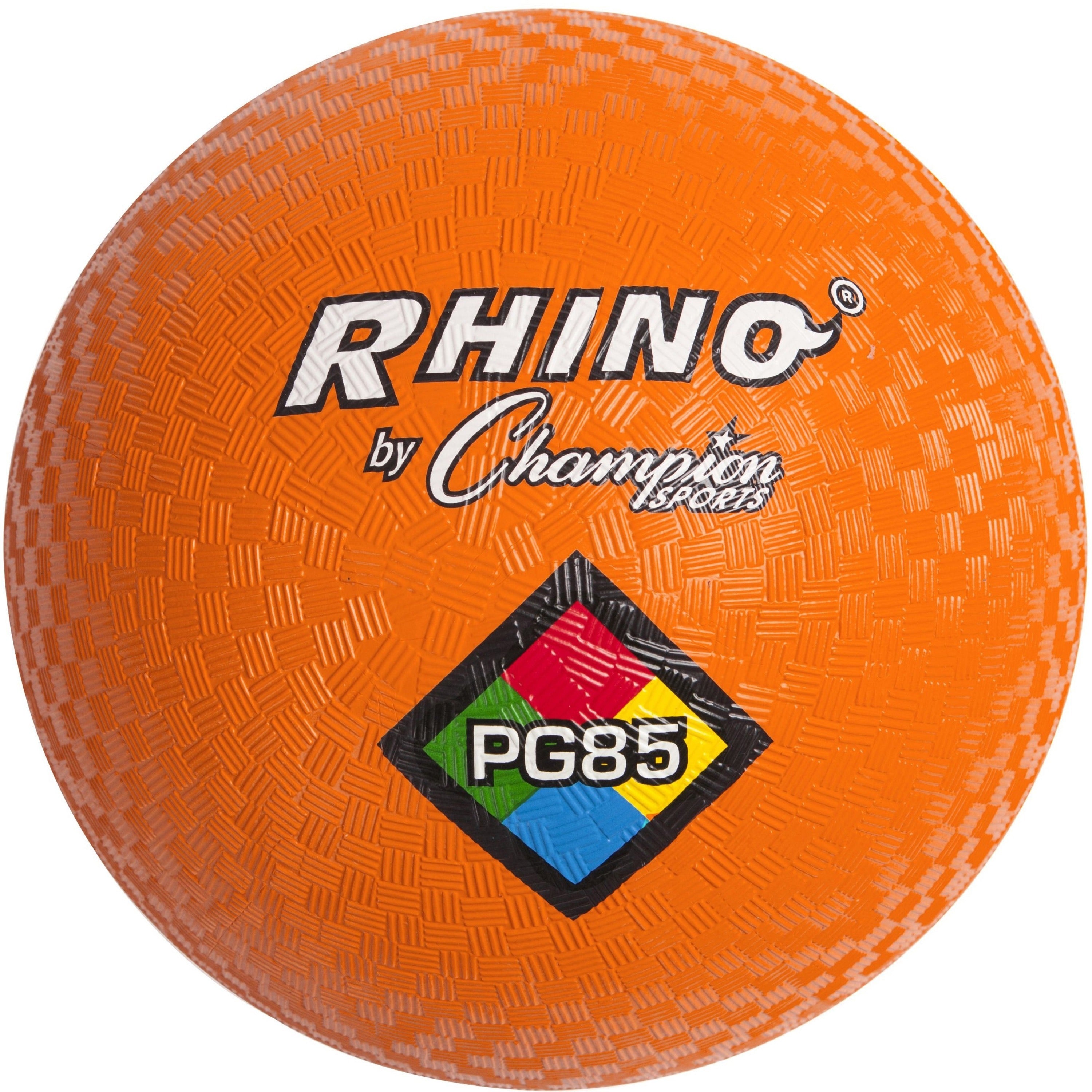 Champion Sports Playground Ball - 8.50" - Nylon - Orange - 1 Each -