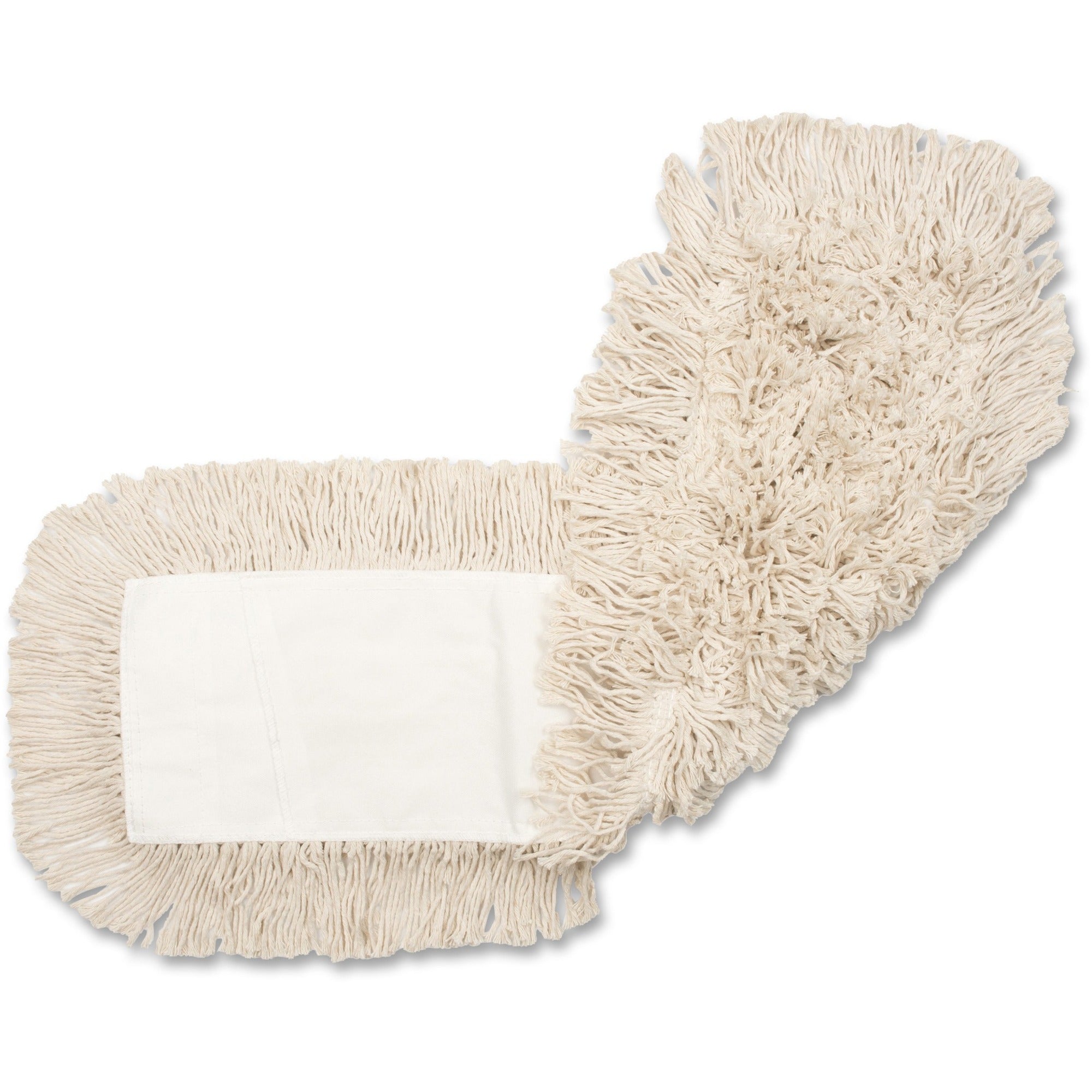 Genuine Joe Disposable Dust Mop Refill - 5" Width x 48" Length - Synthetic - Natural - 1Each