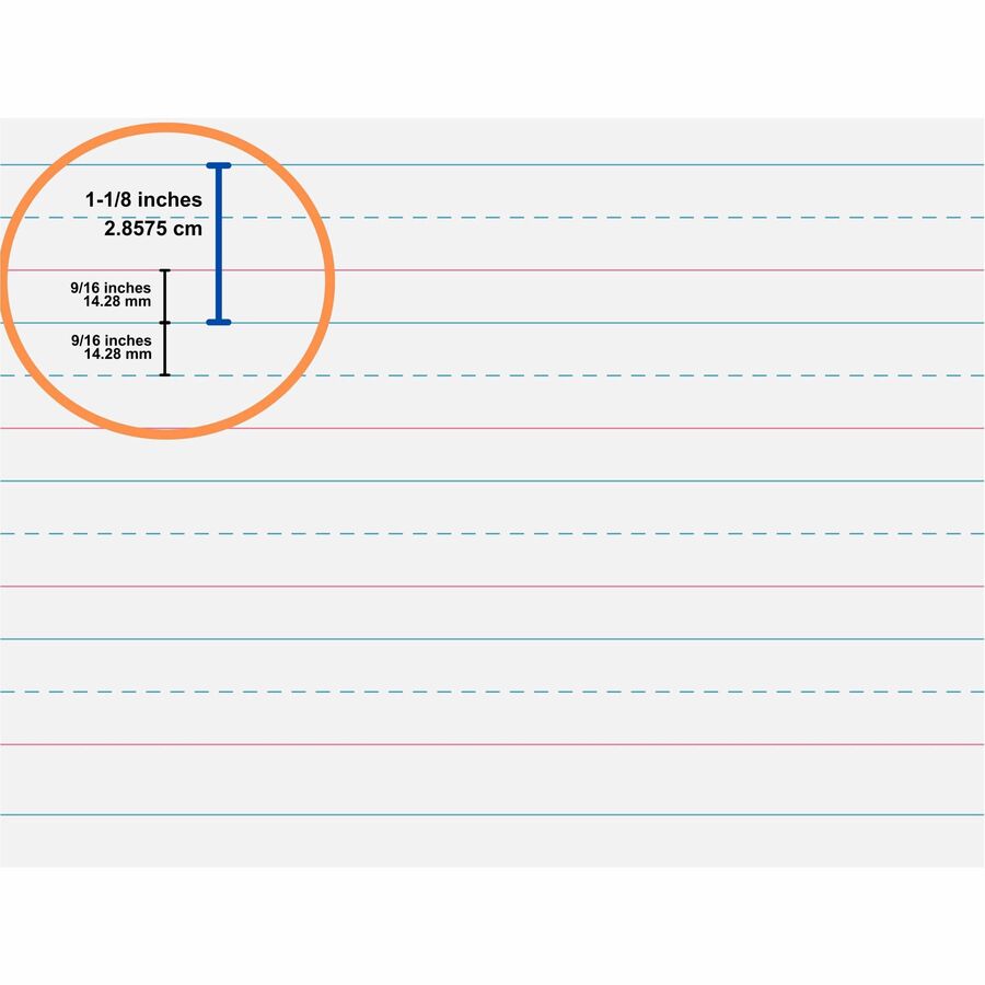 pacon-multi-program-handwriting-tablet-40-sheets-both-side-ruling-surface-ruled-113-ruled-10-1-2-x-8-white-paper-assorted-cover-chipboard-backing-recyclable-film-wrapped-1-each_pac2478 - 2