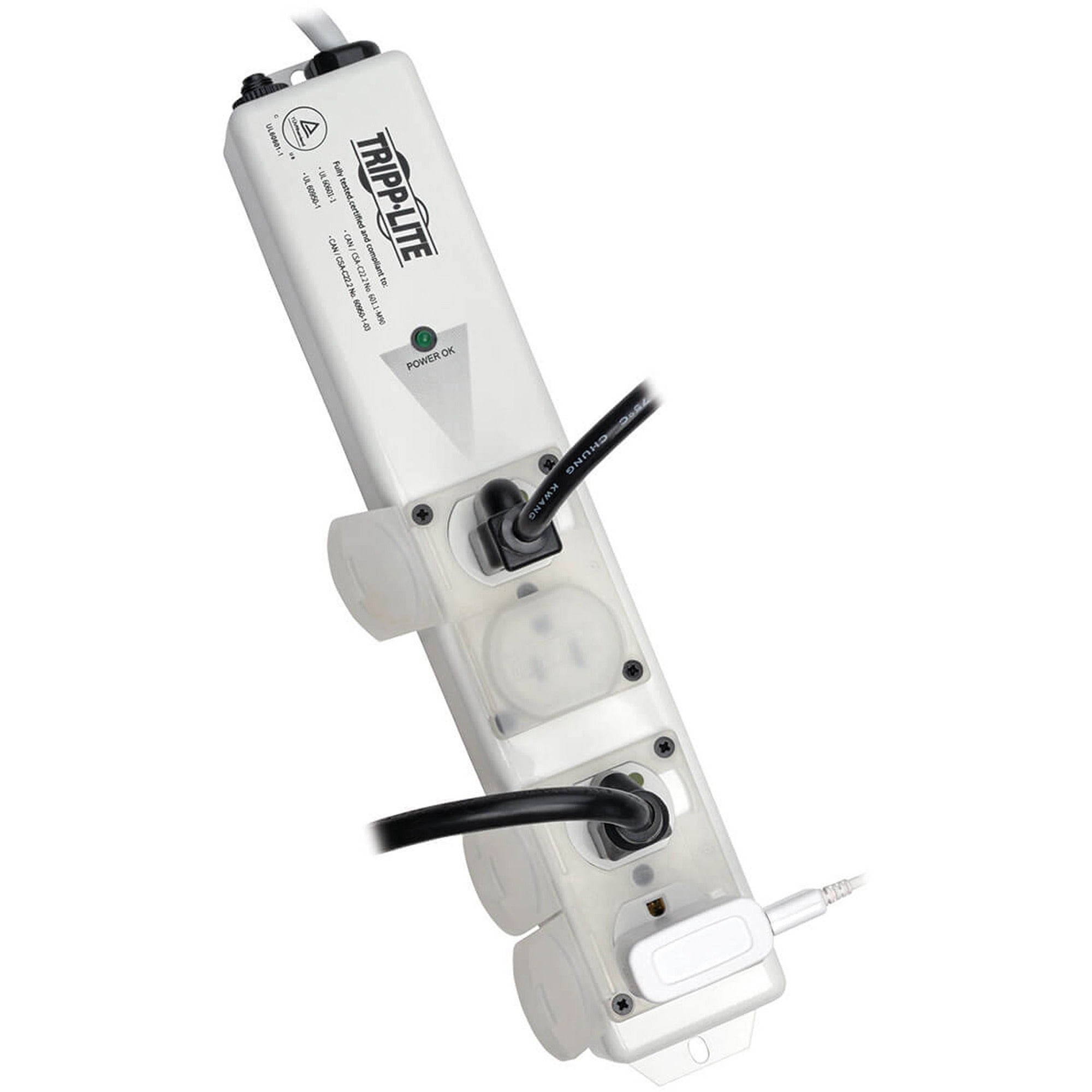 tripp-lite-by-eaton-safe-it-ul-60601-1-medical-grade-power-strip-for-patient-care-vicinity-4x-15a-hospital-grade-outlets-safety-covers-6-ft-cord-nema-5-15p-hg-4-x-nema-5-15r-hg-6-ft-cord-15-a-current-120-v-ac-voltage-external_trpps406hgultra - 1