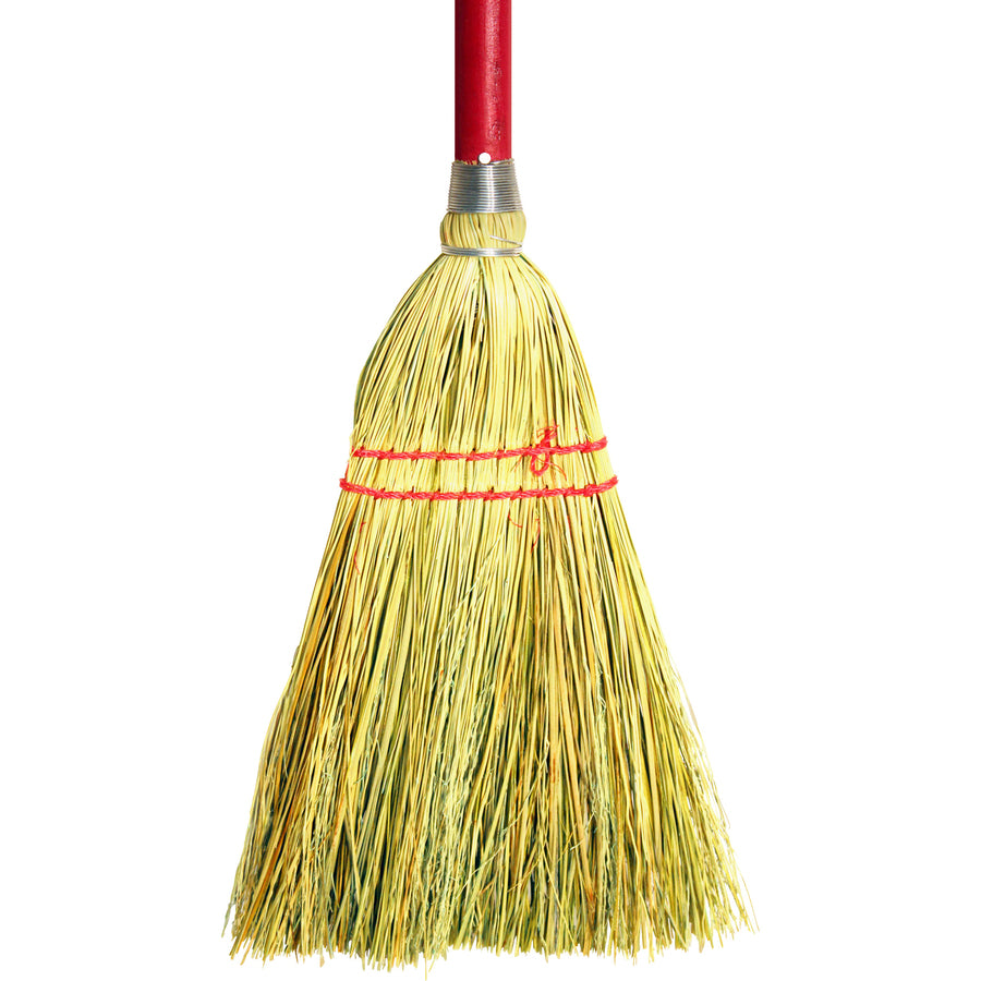 genuine-joe-lobby-broom-34-handle-length-wood-handle-12-carton-natural_gjo12501ct - 2