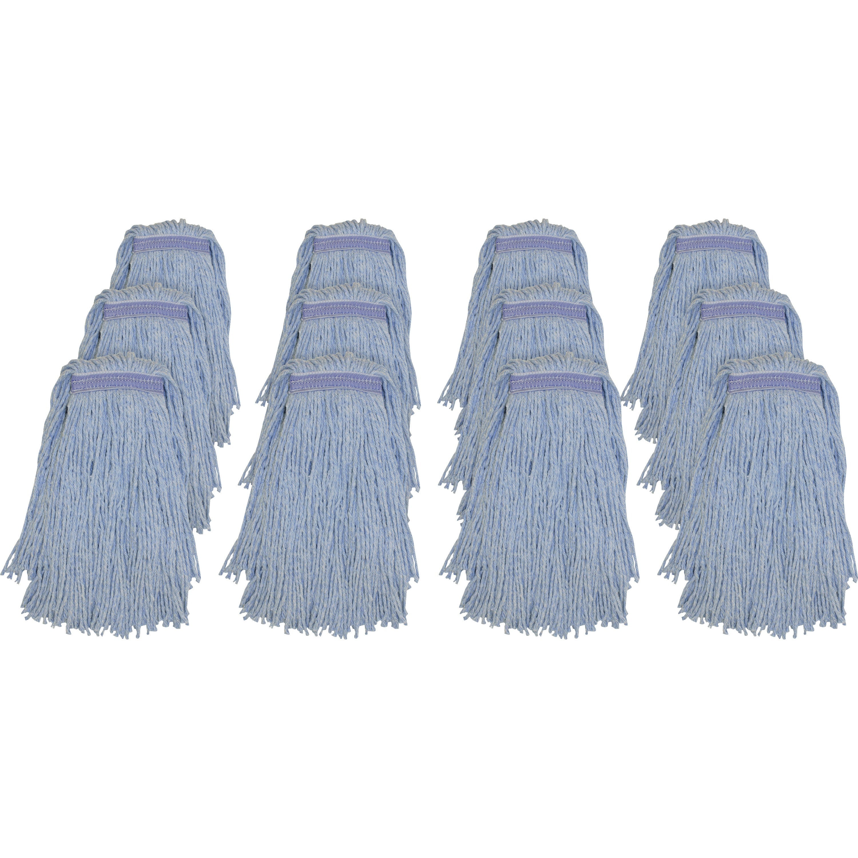 Genuine Joe Blended Yarn Mophead - Yarn - 12 / Carton - 1