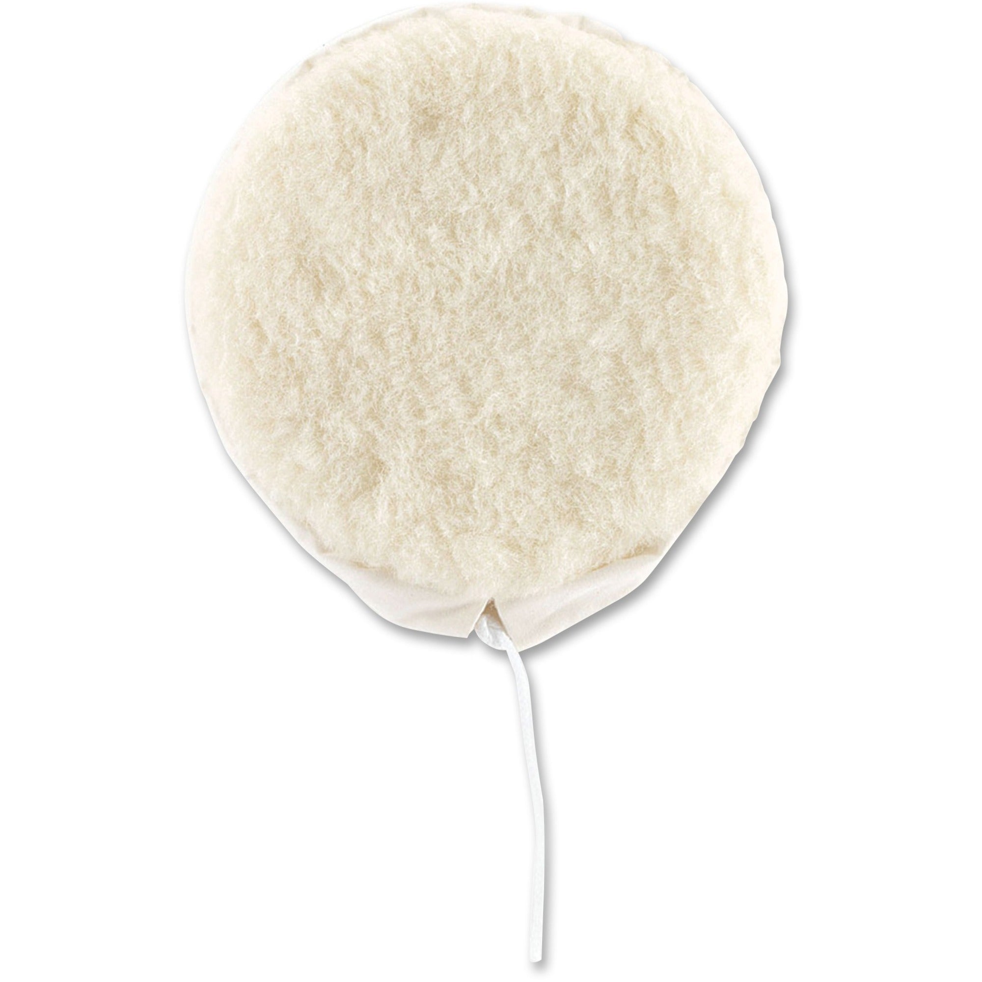 Oreck Orbiter Floor Machine Lambs Wool Bonnet - 12" Diameter - 1Each x 12" Diameter - Lamb's Wool - Warm White
