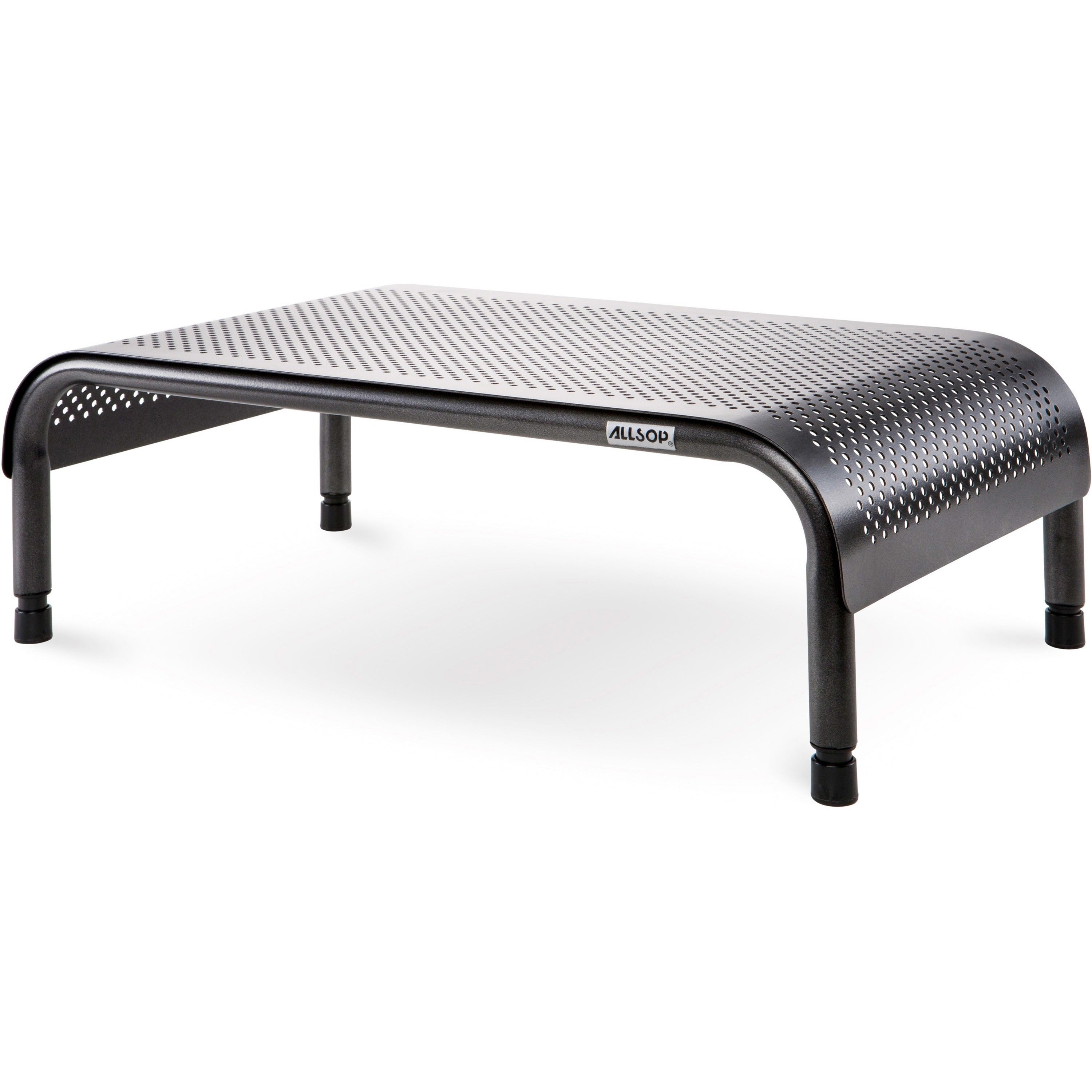 Allsop Metal Art Ergo 3 Adjustable Height Monitor Stand 15-Inch Wide Platform - (31630) - 35 lb Load Capacity - 8" Height x 18" Width x 10" Depth - Metal - 1
