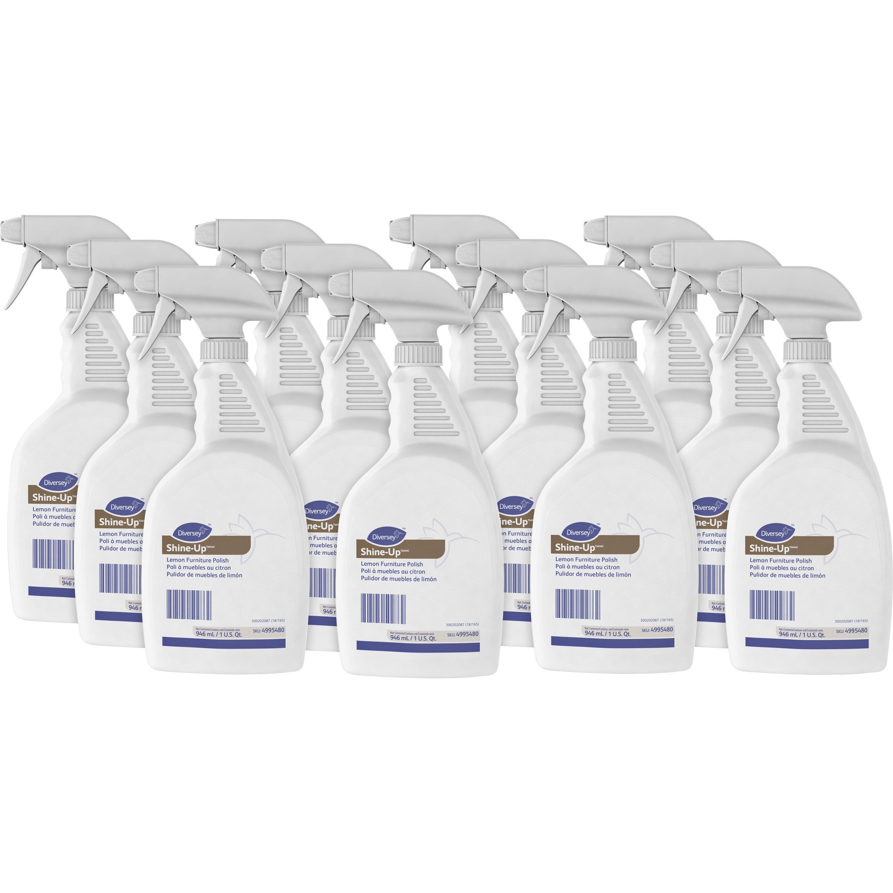 diversey-shine-up-lemon-furniture-polish-ready-to-use-32-fl-oz-1-quart-lemon-scent-12-carton-non-smearing-fingerprint-resistant-white_dvo4995480ct - 1