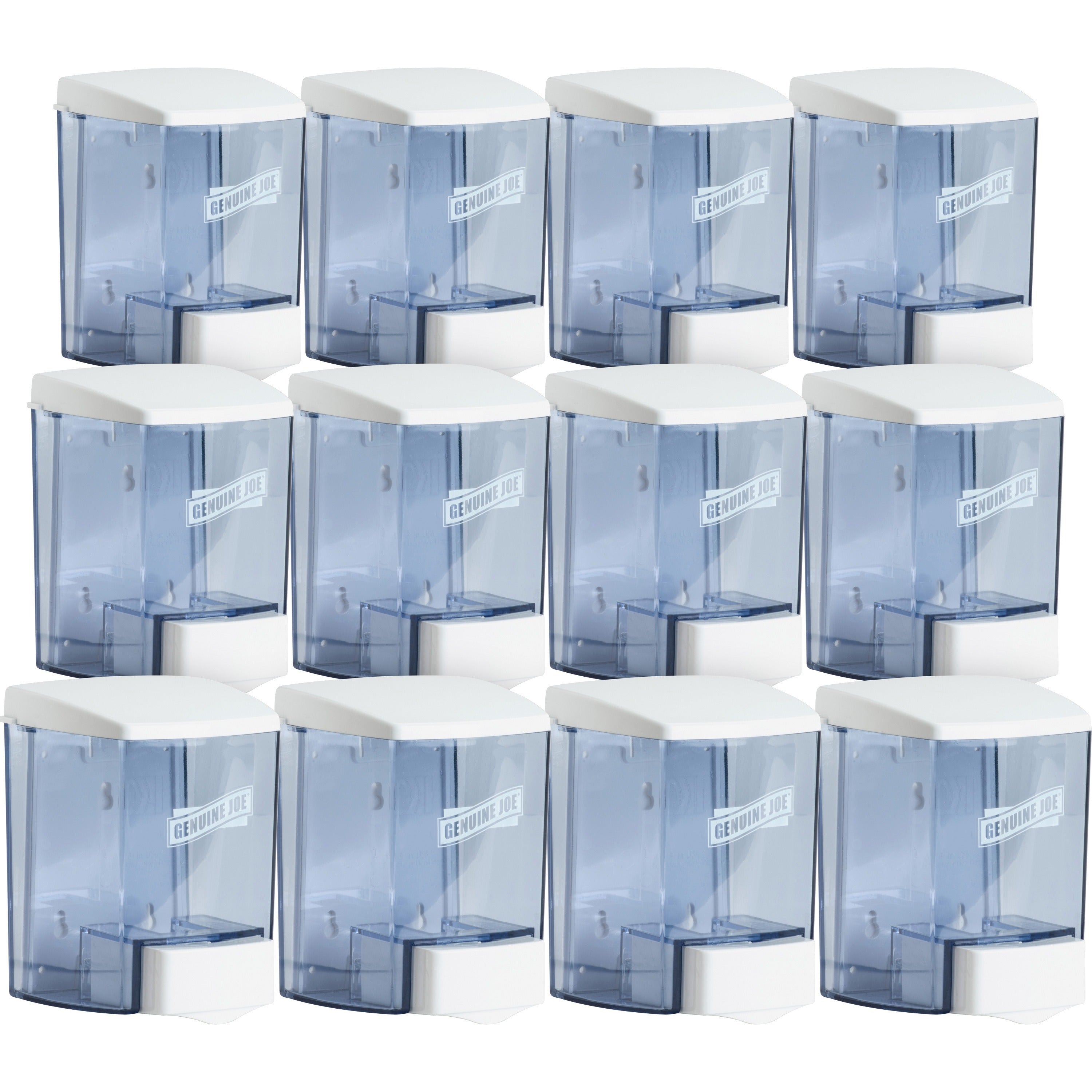 genuine-joe-30-oz-soap-dispenser-manual-30-fl-oz-capacity-12-carton_gjo29425ct - 1
