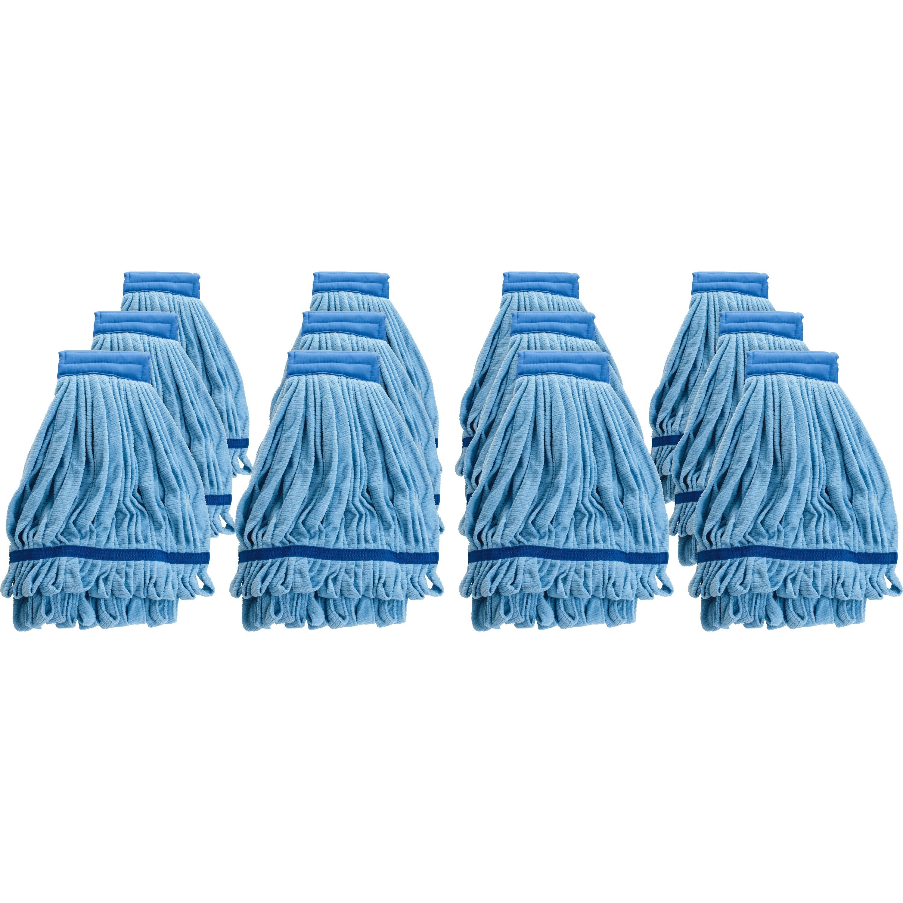 genuine-joe-microfiber-wet-mophead-refill-microfiber-blue-12-carton_gjo47538ct - 1