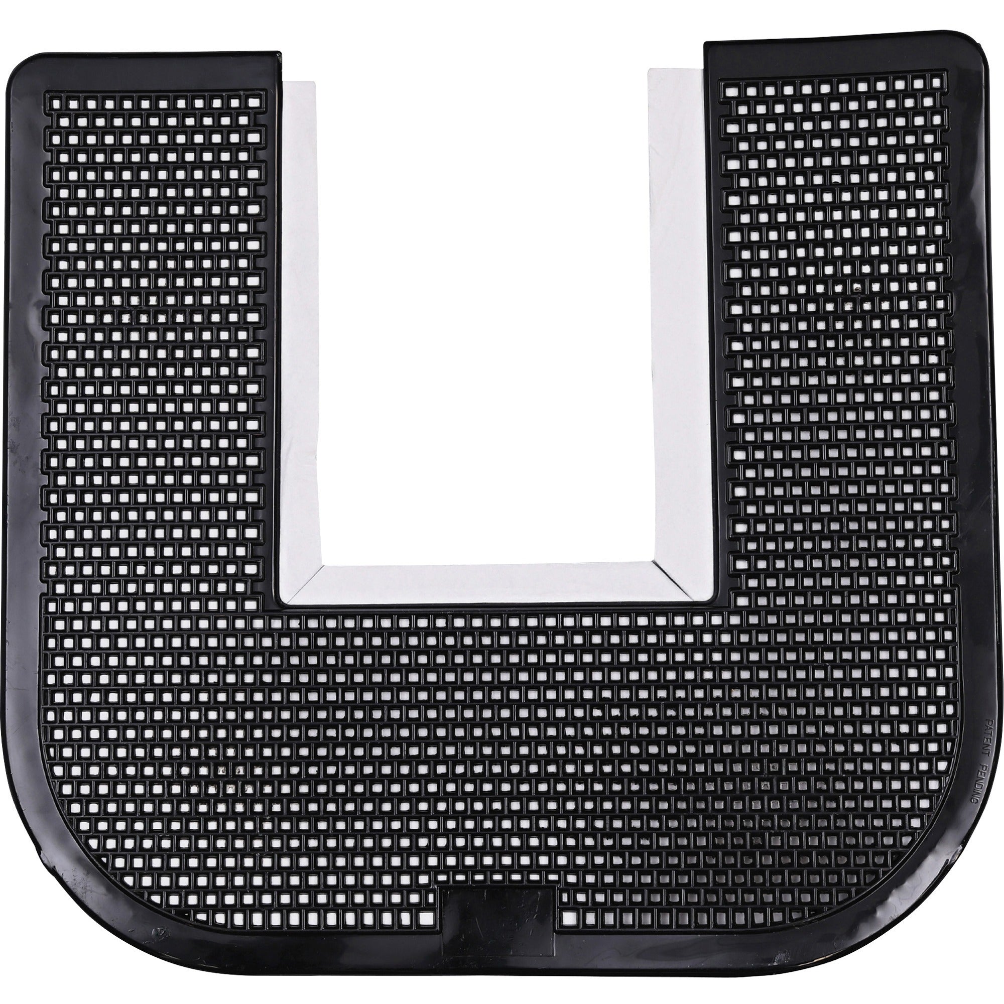 Genuine Joe Deodorizing Commode Mat - Restroom - Black - 6 / Carton - 1