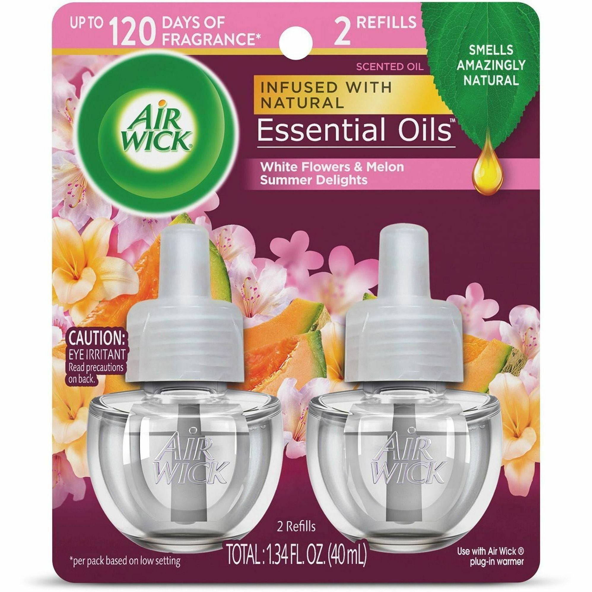 air-wick-scented-oil-warmer-refill-oil-07-fl-oz-0-quart-summer-delights-60-day-6-carton-long-lasting_rac91112ct - 2