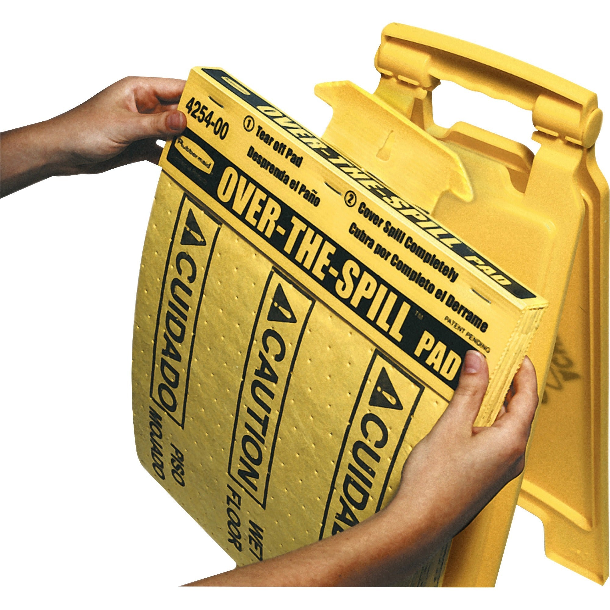 Rubbermaid Commercial Bilingual Over-The-Spill Pads - 2