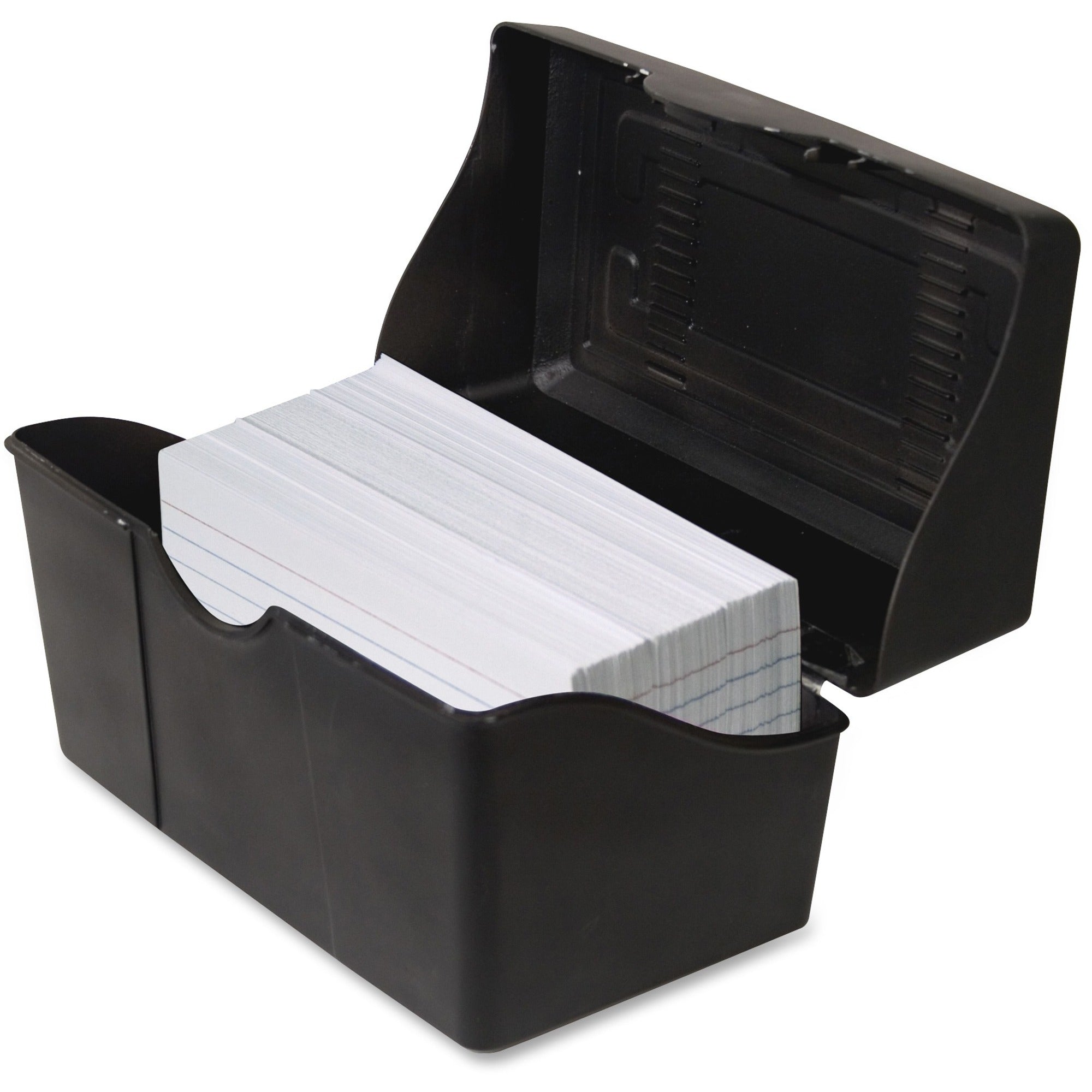 advantus-index-card-holder-plastic-1-each-black_avt45001 - 1