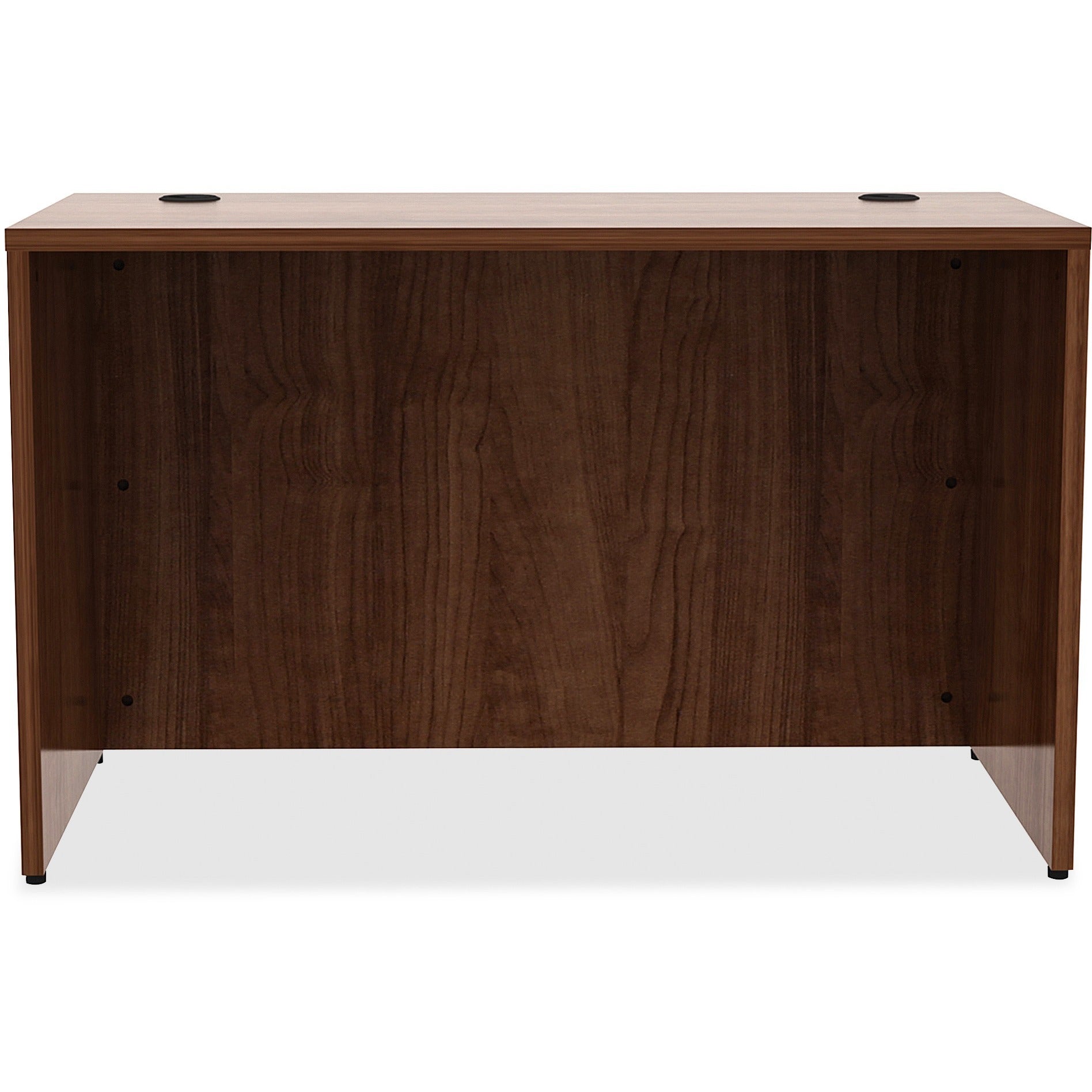 lorell-essentials-series-rectangular-desk-shell-48-x-24295--01-edge-material-metal-finish-walnut-laminate_llr34390 - 2