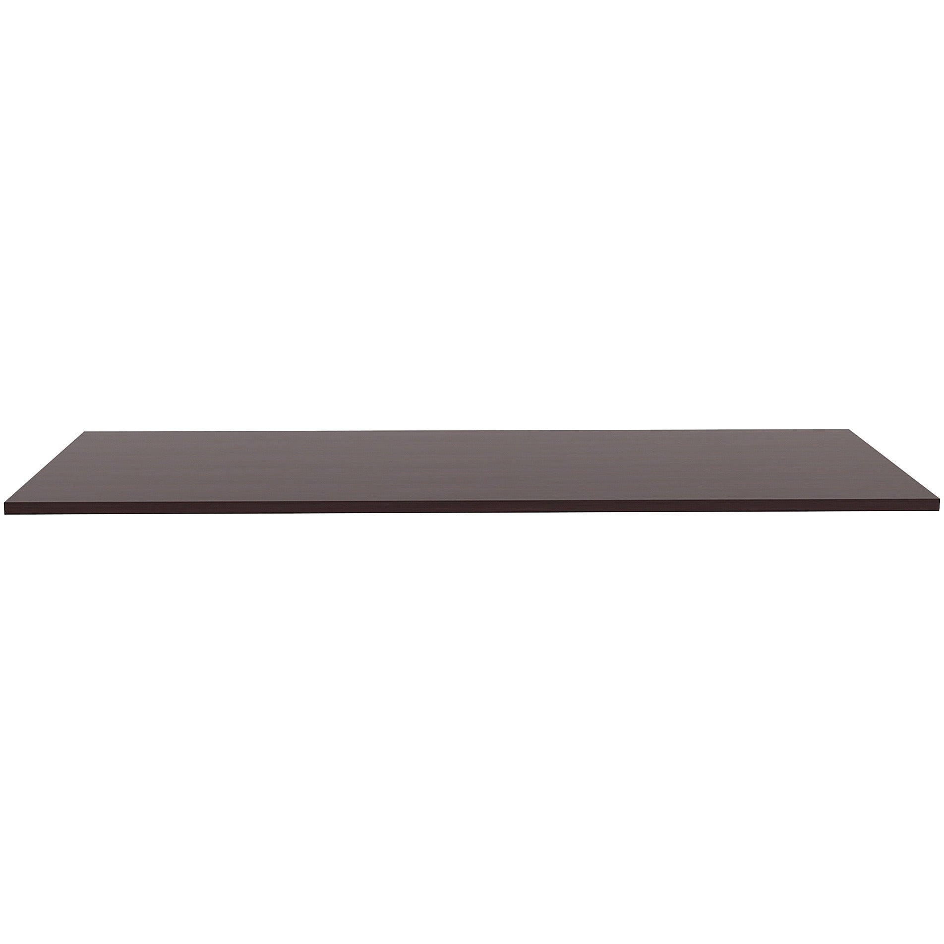 Lorell Training Tabletop - For - Table TopEspresso Rectangle, Laminated Top - Adjustable Height x 72" Table Top Width x 30" Table Top Depth x 1" Table Top Thickness - Assembly Required - 1 Each -