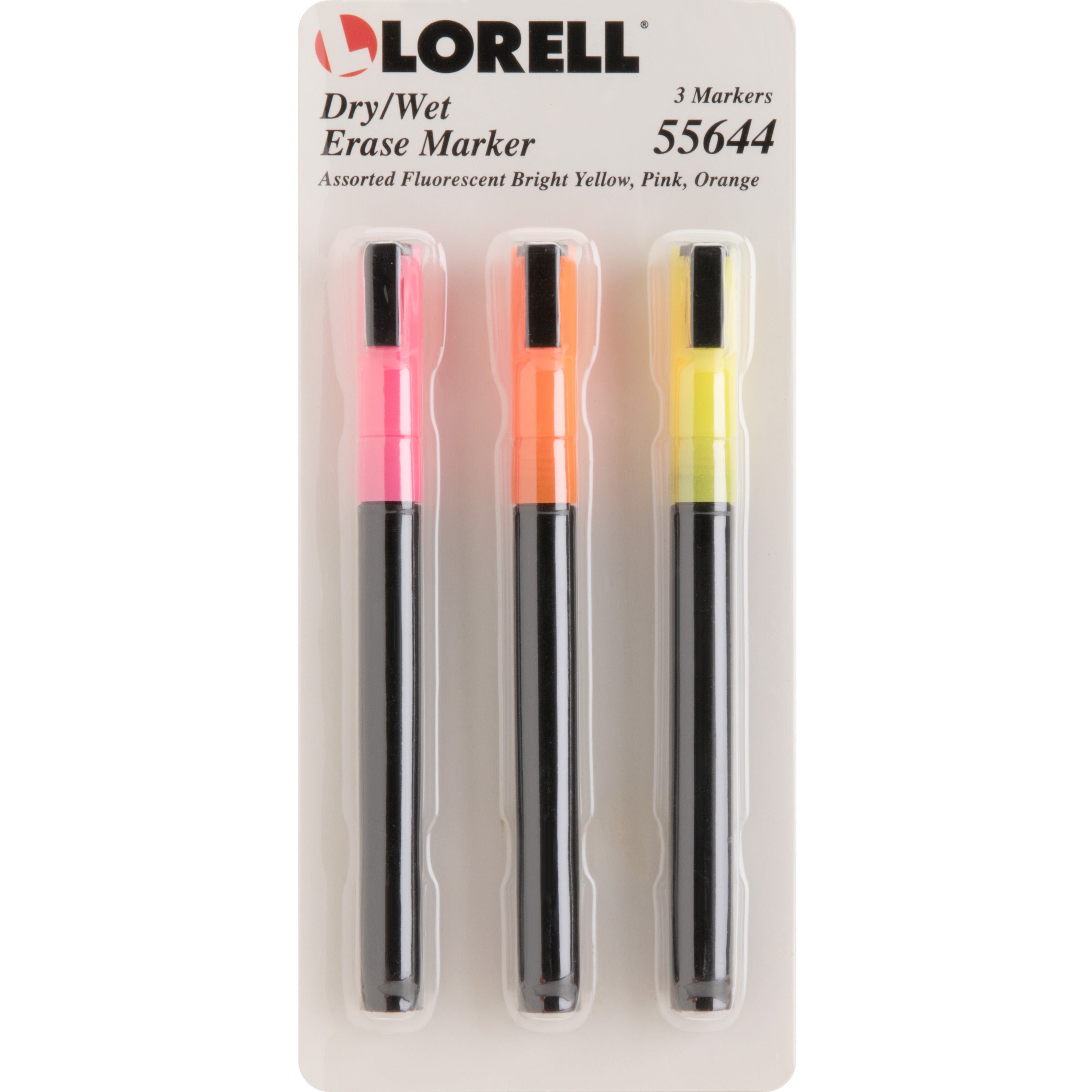 lorell-dry-wet-erase-markers-assorted-3-pack_llr55644 - 1