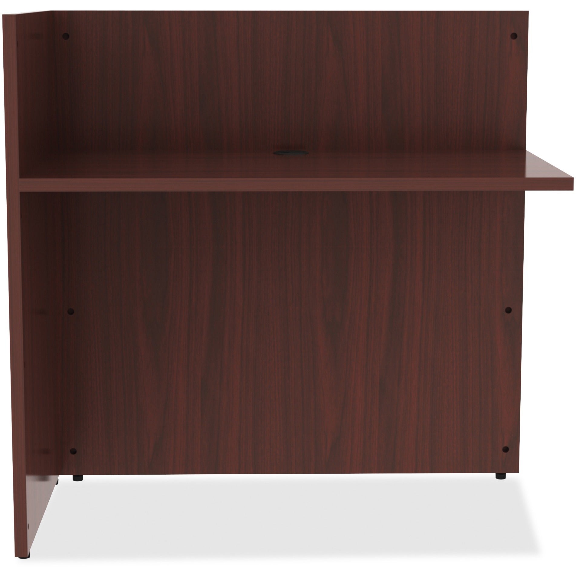 lorell-essentials-series-reception-return-01-edge-42-x-24415-finish-mahogany-laminate_llr59627 - 2