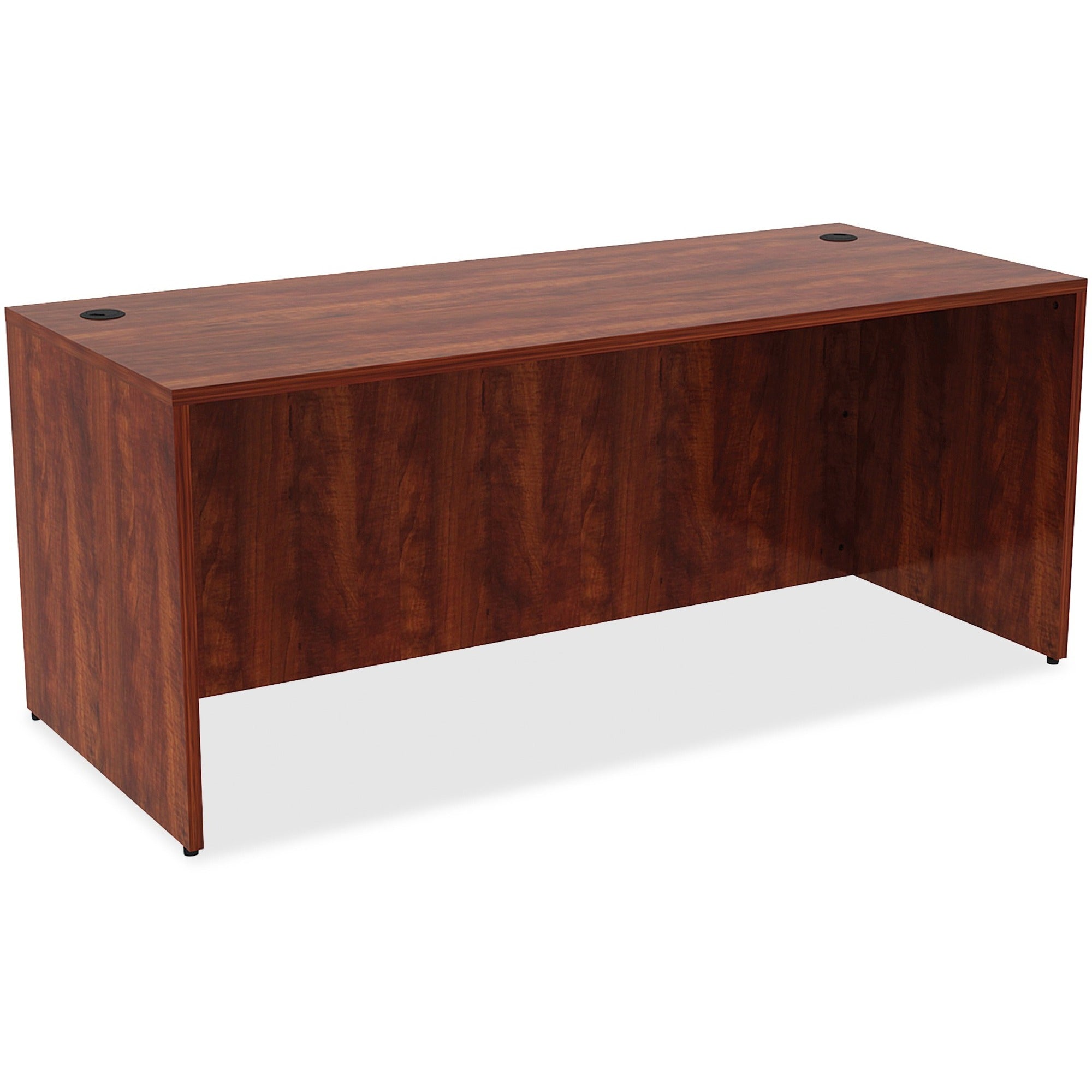 lorell-essentials-series-rectangular-desk-shell-72-x-30295-desk-01-edge-material-metal-finish-cherry-laminate_llr69534 - 1