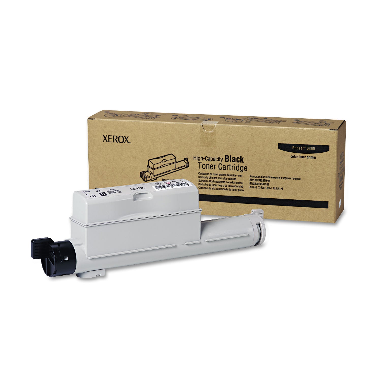 106R01221 High-Yield Toner, 18,000 Page-Yield, Black -