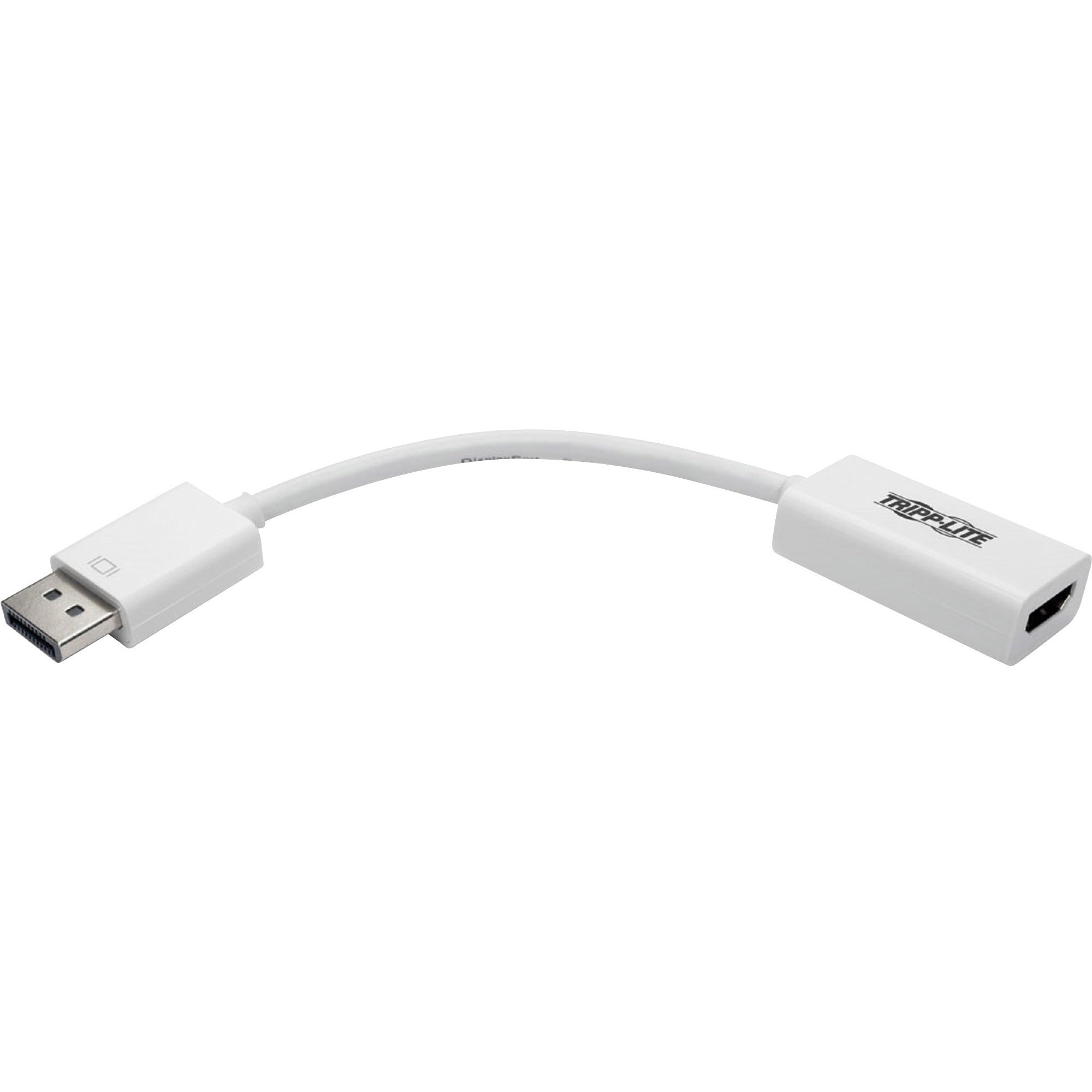 tripp-lite-by-eaton-displayport-to-hdmi-active-adapter-video-converter-m-f-4k-60-hz-dp-12-hdcp-22-6-in-displayport-hdmi-for-projector-monitor-tv-audio-video-device-graphics-card-6-1-x-displayport-male-digital-audio-video-1-x-hdmi-fe_trpp13606nh2v2 - 1