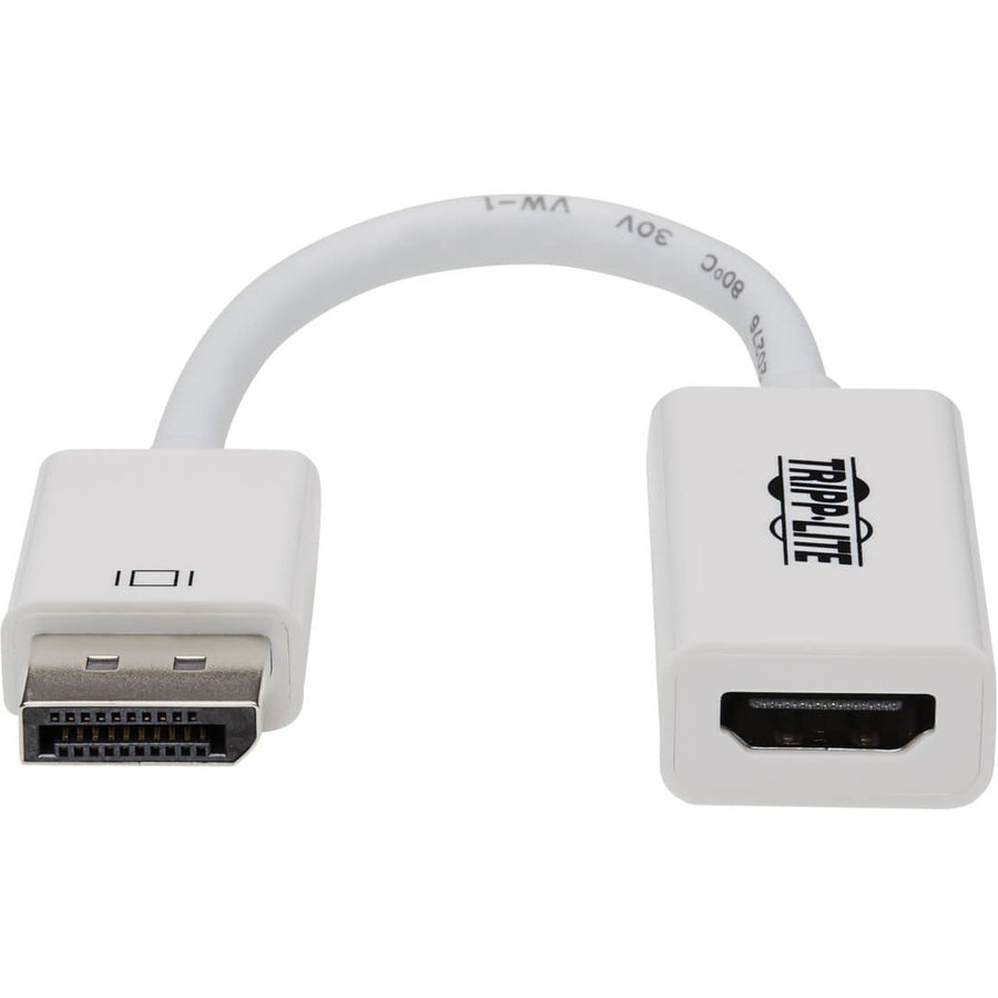 tripp-lite-by-eaton-displayport-to-hdmi-active-adapter-video-converter-m-f-4k-60-hz-dp-12-hdcp-22-6-in-displayport-hdmi-for-projector-monitor-tv-audio-video-device-graphics-card-6-1-x-displayport-male-digital-audio-video-1-x-hdmi-fe_trpp13606nh2v2 - 2