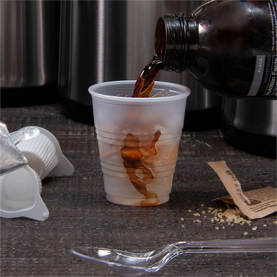 Solo Galaxy 5 oz Plastic Cold Cups - 100.0 / Bag - 25 / Carton - Translucent - Polystyrene - Cold Drink - 2