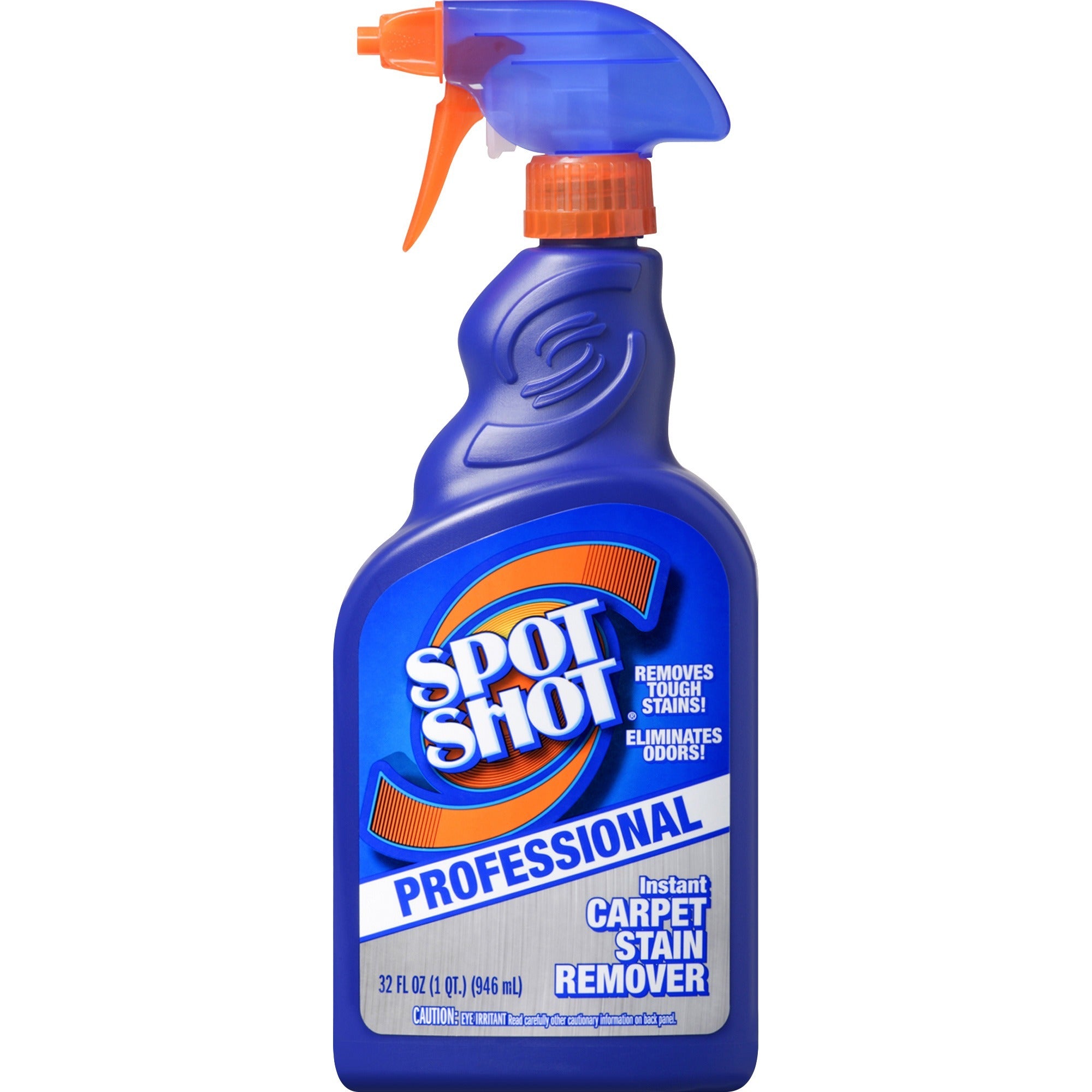 Spot Shot Professional Instant Carpet Stain Remover - For Carpet - 32 fl oz (1 quart) - 1 Each - Odor Neutralizer, Water Based - Clear