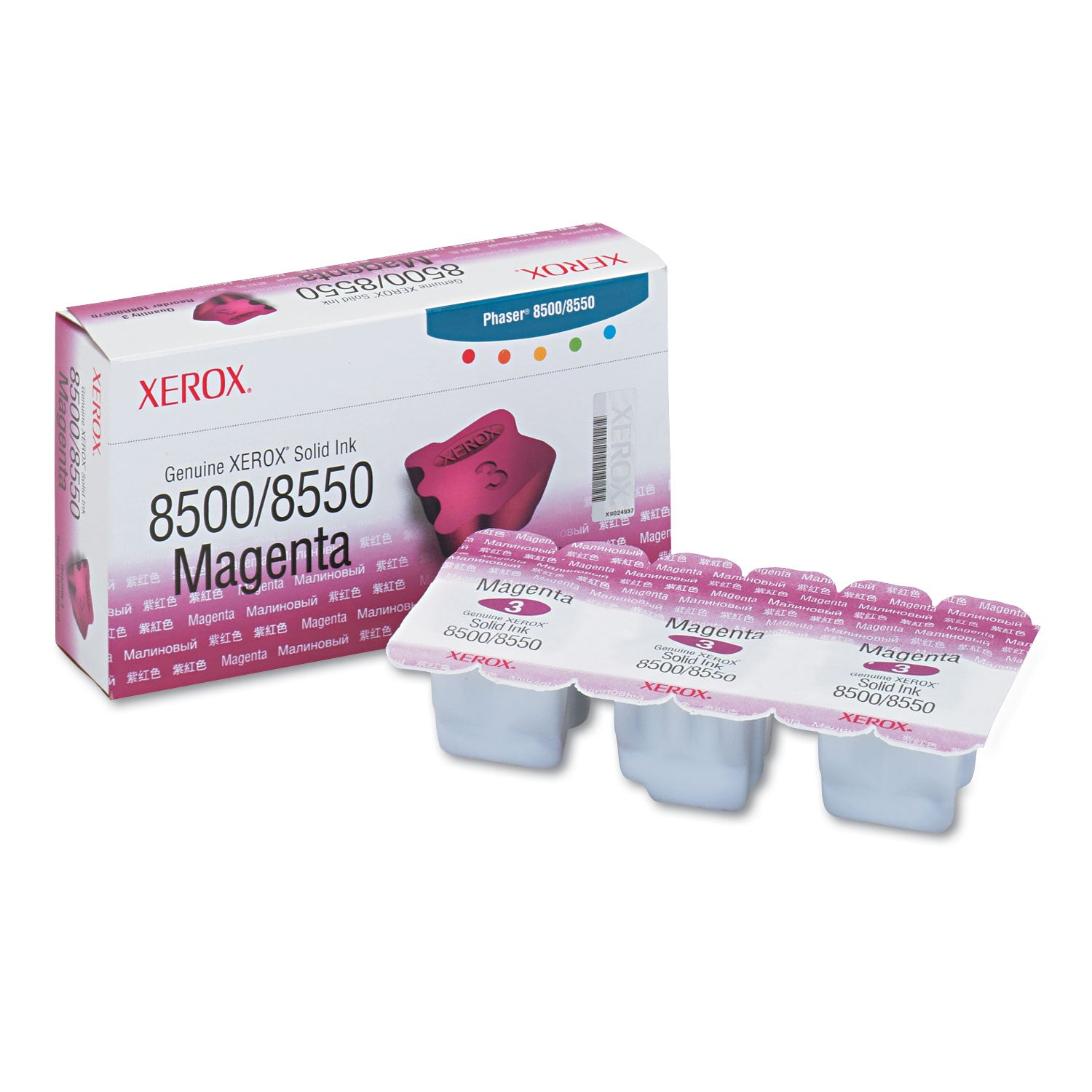 108R00670 Solid Ink Stick, 1,033 Page-Yield, Magenta, 3/Box -