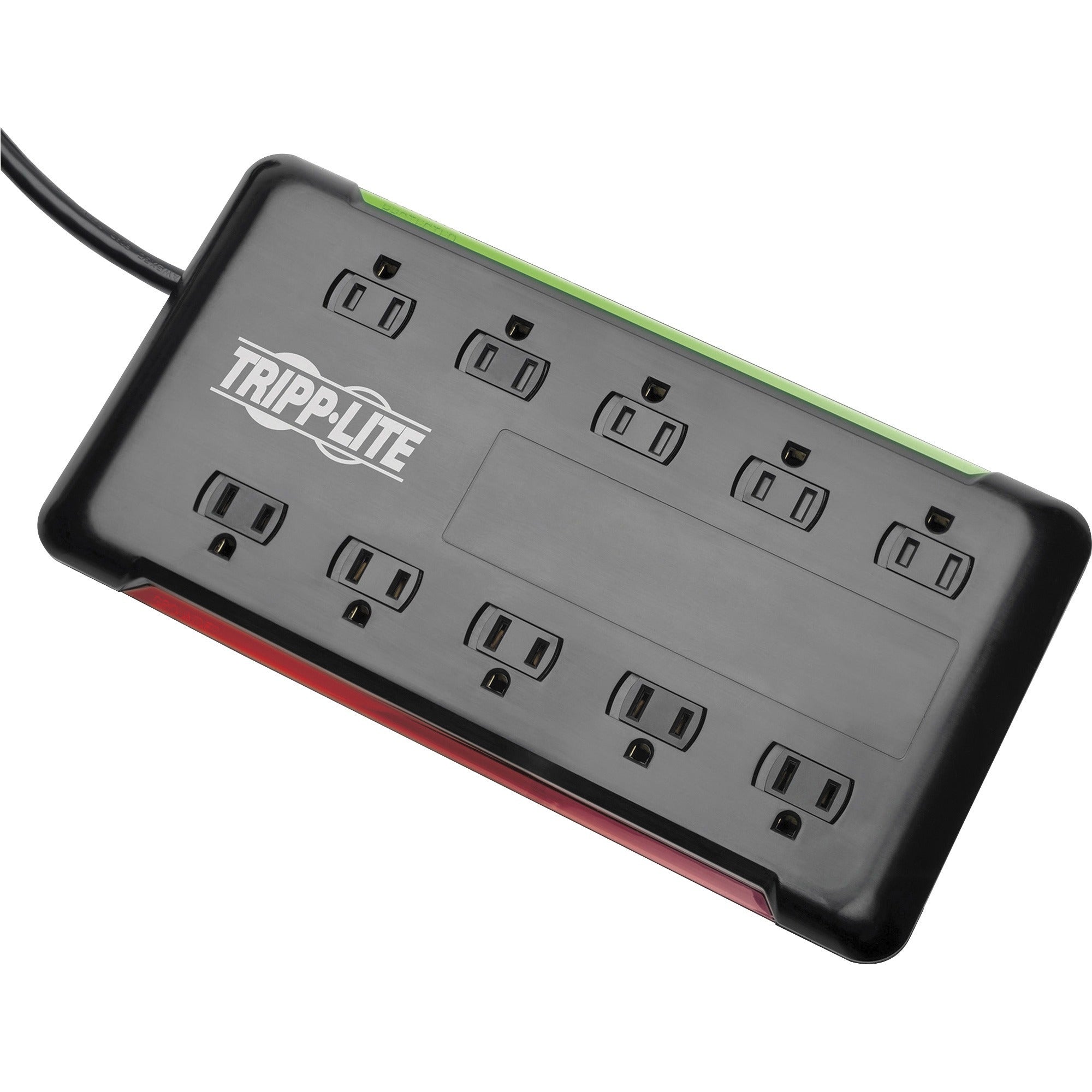 tripp-lite-by-eaton-protect-it!-10-outlet-surge-protector-6-ft-cord-2880-joules-black-housing-10-x-nema-5-15r-1800-va-2880-j-120-v-ac-input-6-ft_trptlp1006b - 1