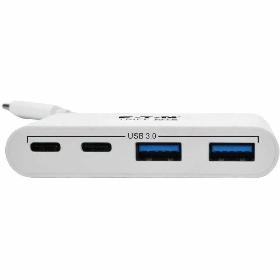Tripp Lite by Eaton 4-Port USB 3.1 Gen 1 Portable Hub, USB-C to (x2) USB-A and (x2) USB-C - USB Type C - External - 4 USB Port(s) - 2 USB 3.0 Port(s) - 2 USB 3.1 Port(s) - 3